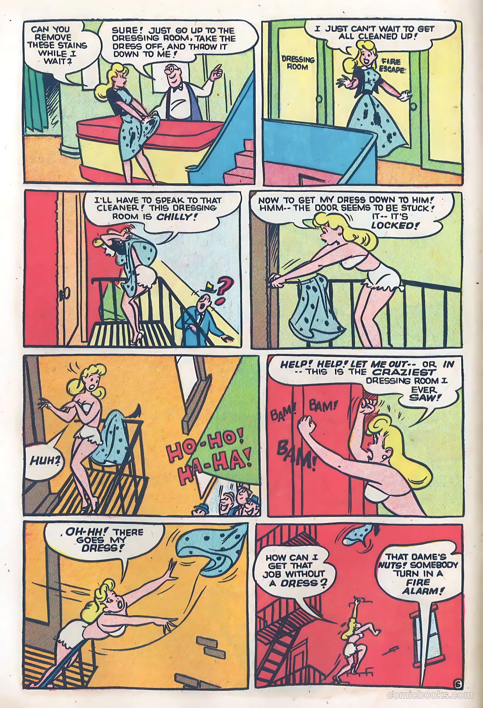 Dizzy Dames #6 (1953) — page 8 of 36