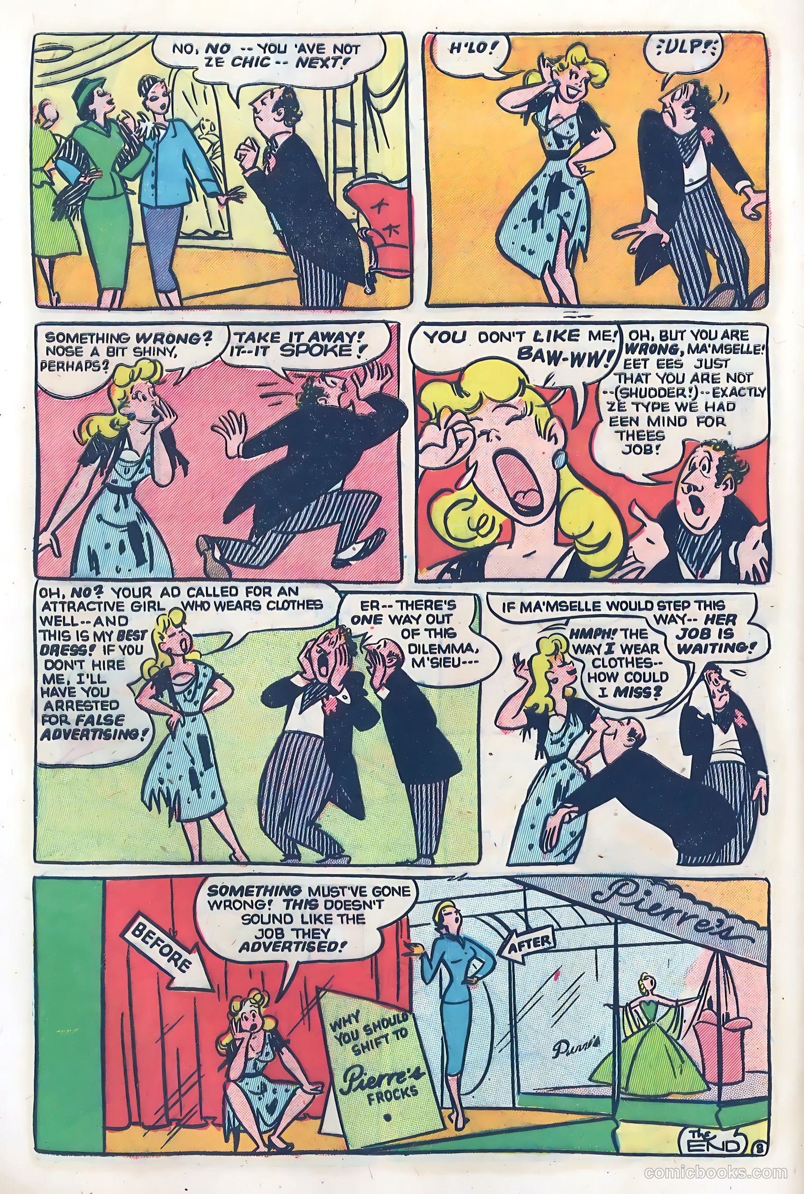 Dizzy Dames #6 (1953) — page 10 of 36