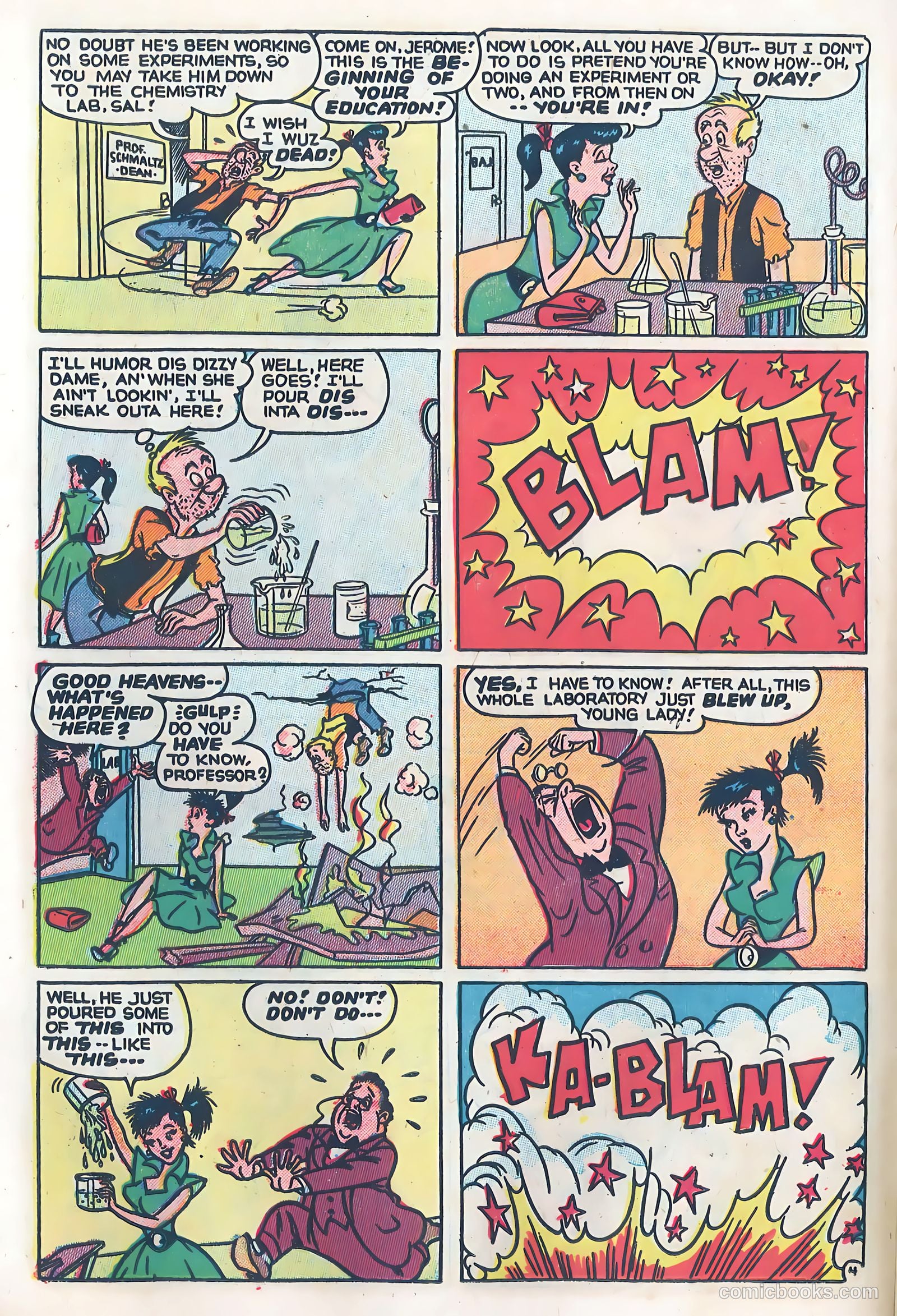 Dizzy Dames #6 (1953) — page 16 of 36