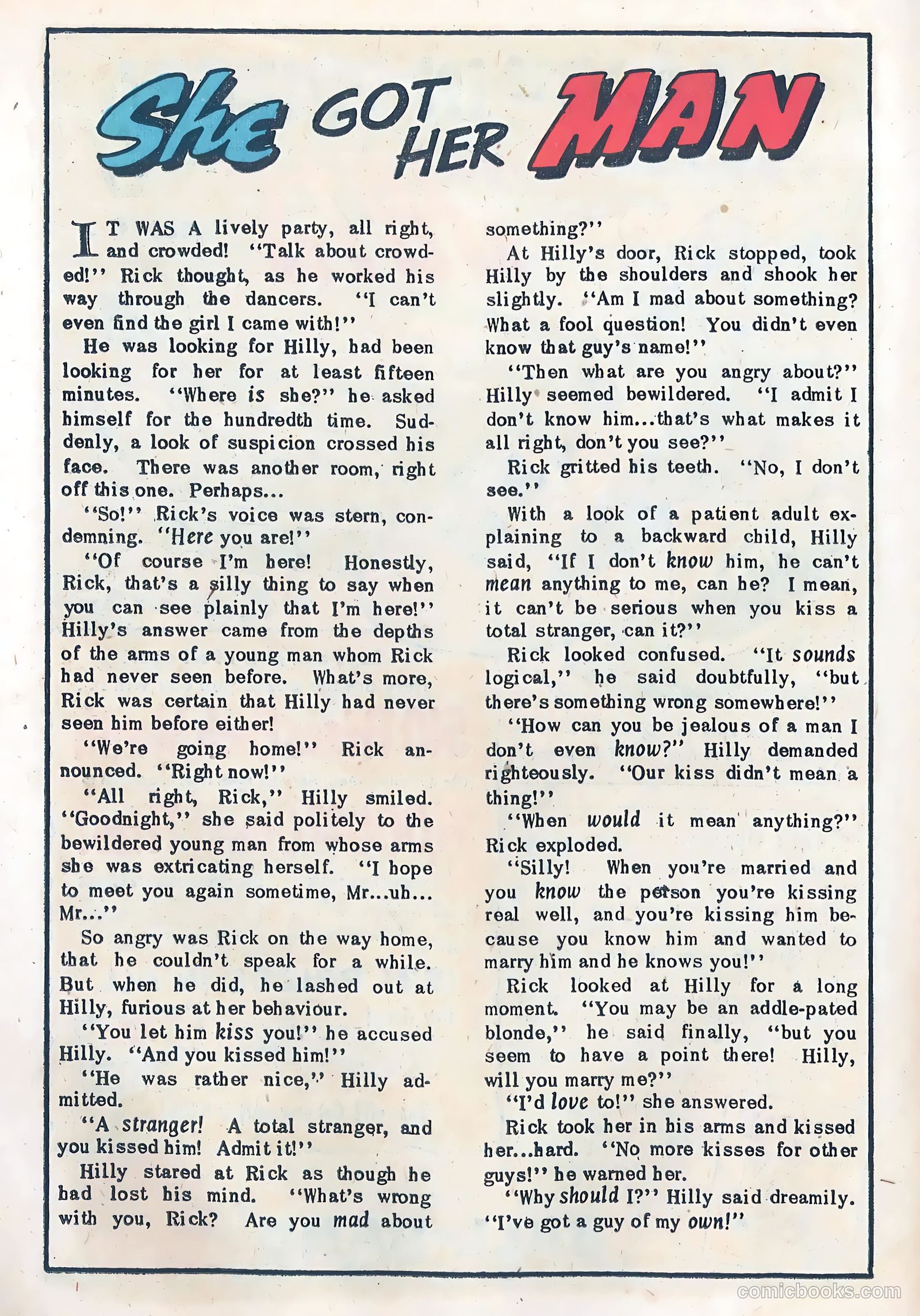 Dizzy Dames #6 (1953) — page 20 of 36