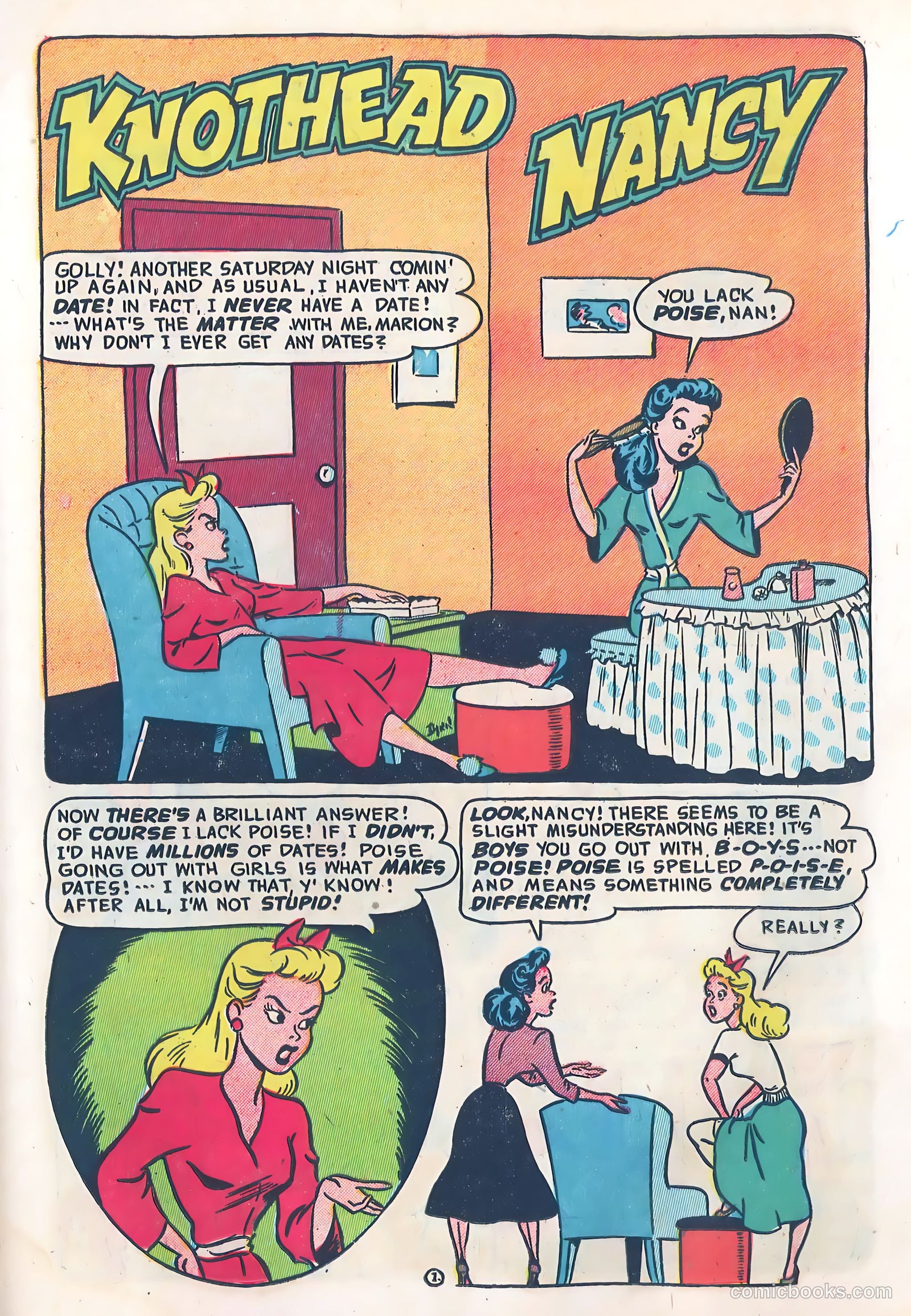 Dizzy Dames #6 (1953) — page 21 of 36