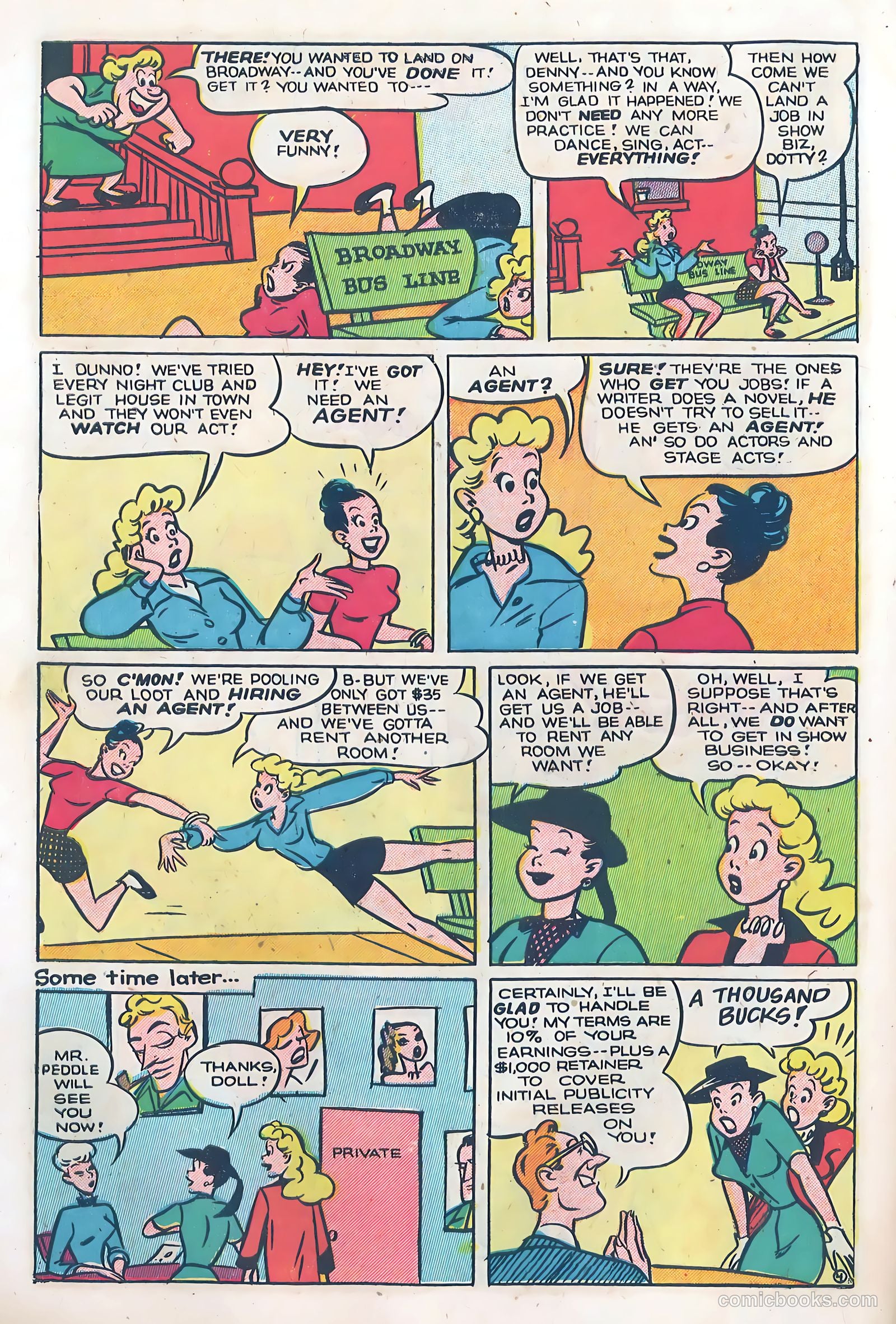 Dizzy Dames #6 (1953) — page 28 of 36