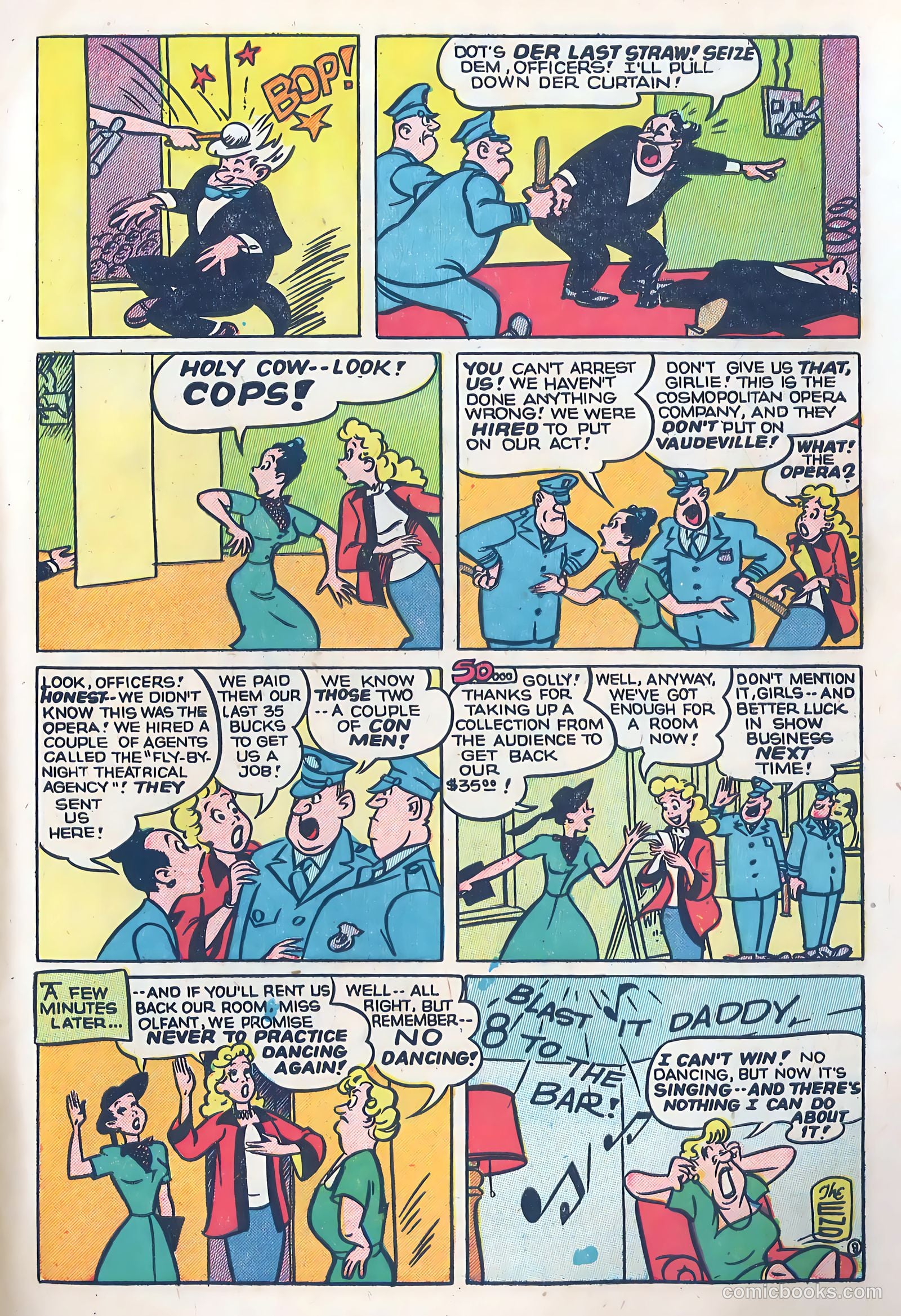 Dizzy Dames #6 (1953) — page 33 of 36