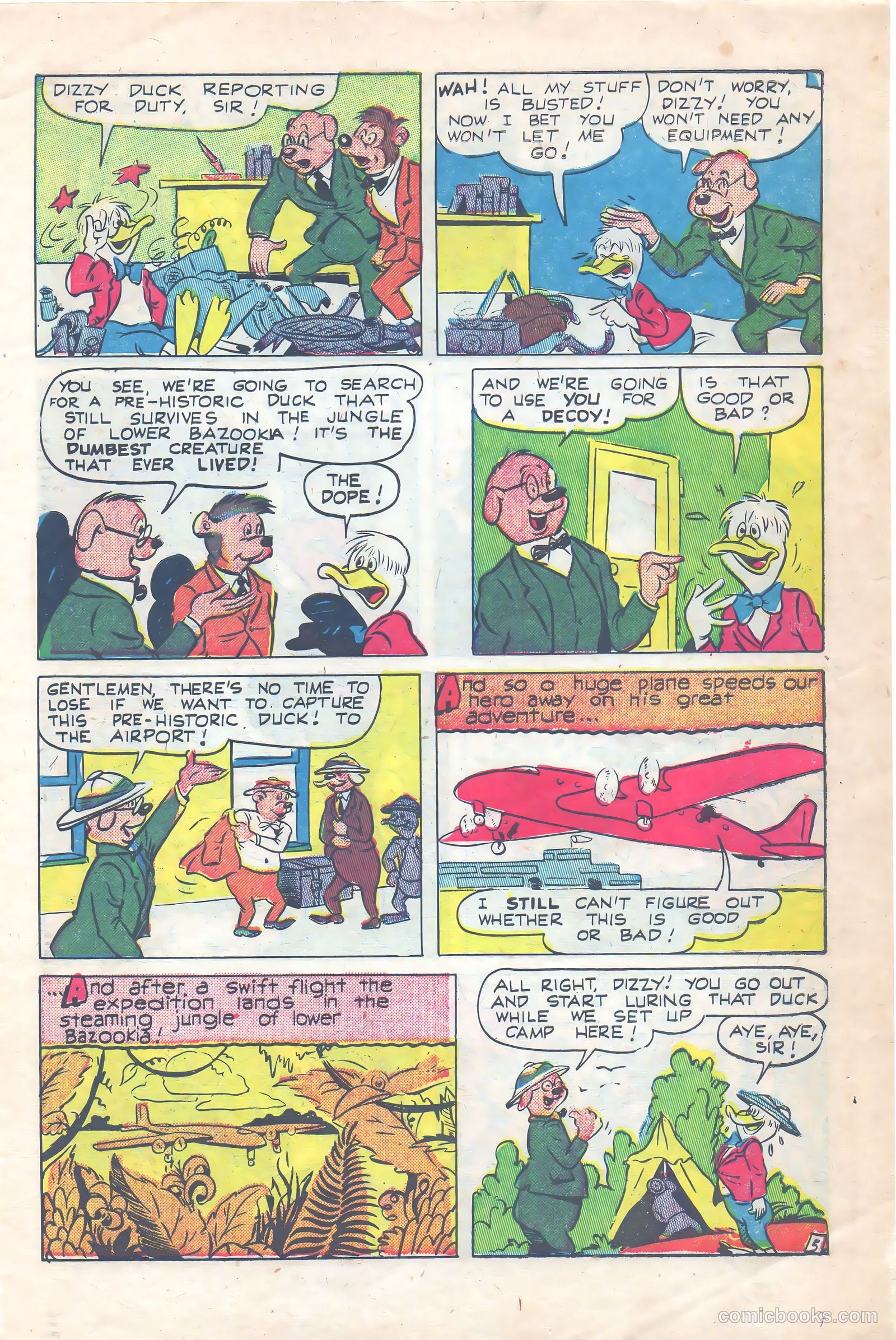 Dizzy Duck #38 (1952) — page 7 of 36