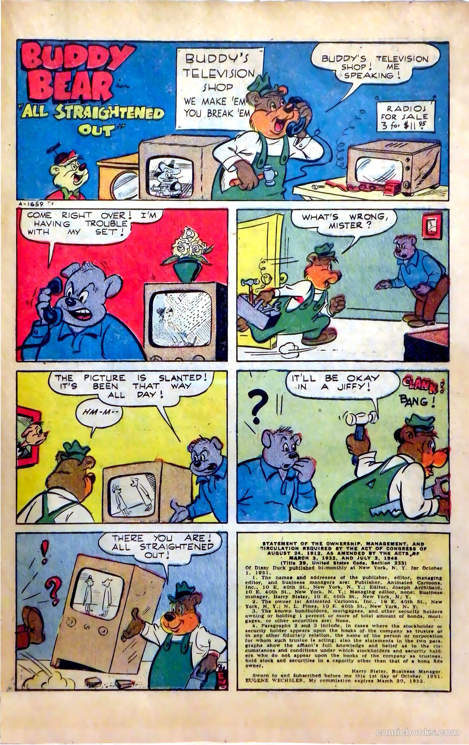Dizzy Duck #39 (1952) — page 19 of 36