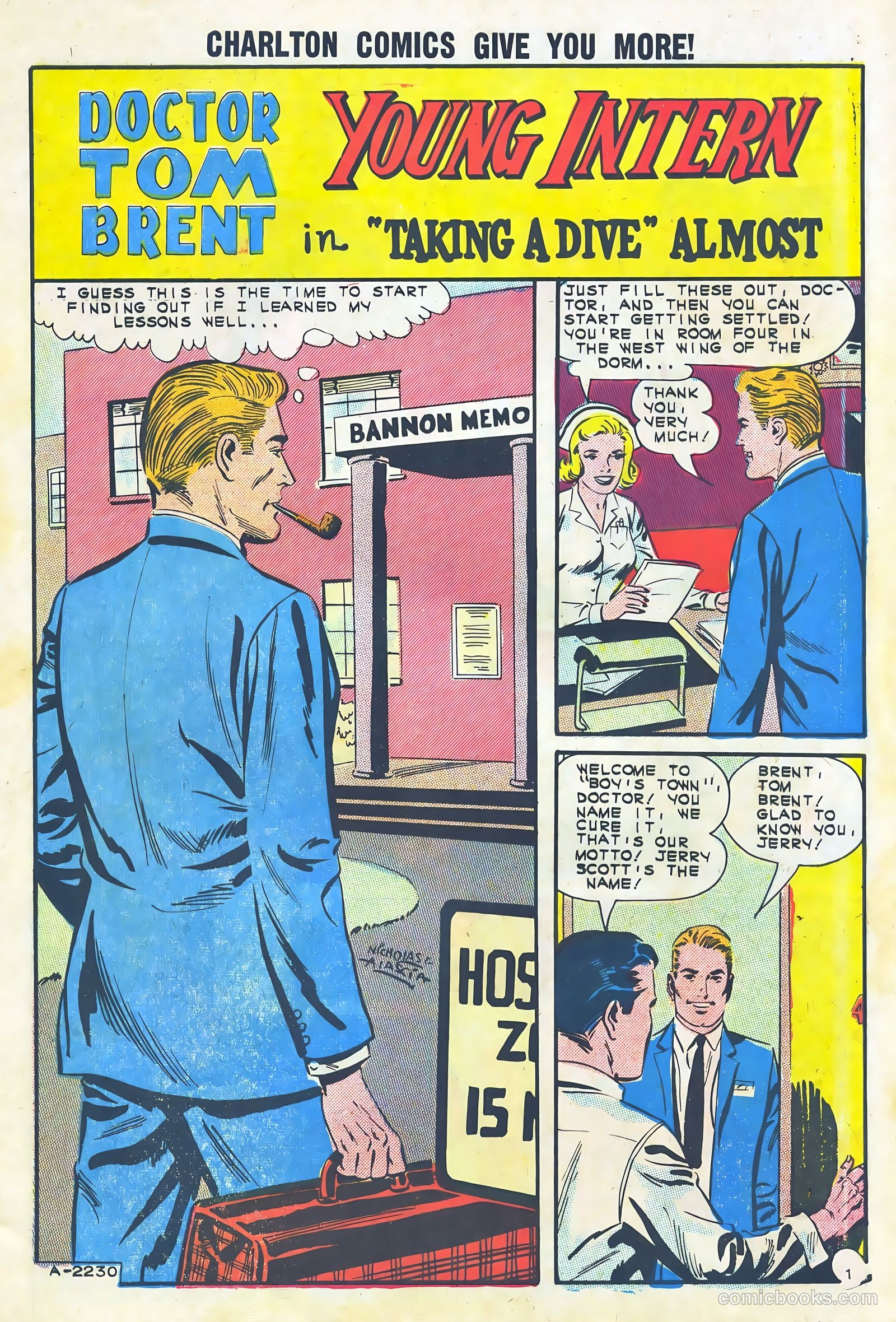 Doctor Tom Brent, Young Intern #1 (1963) — page 3 of 37