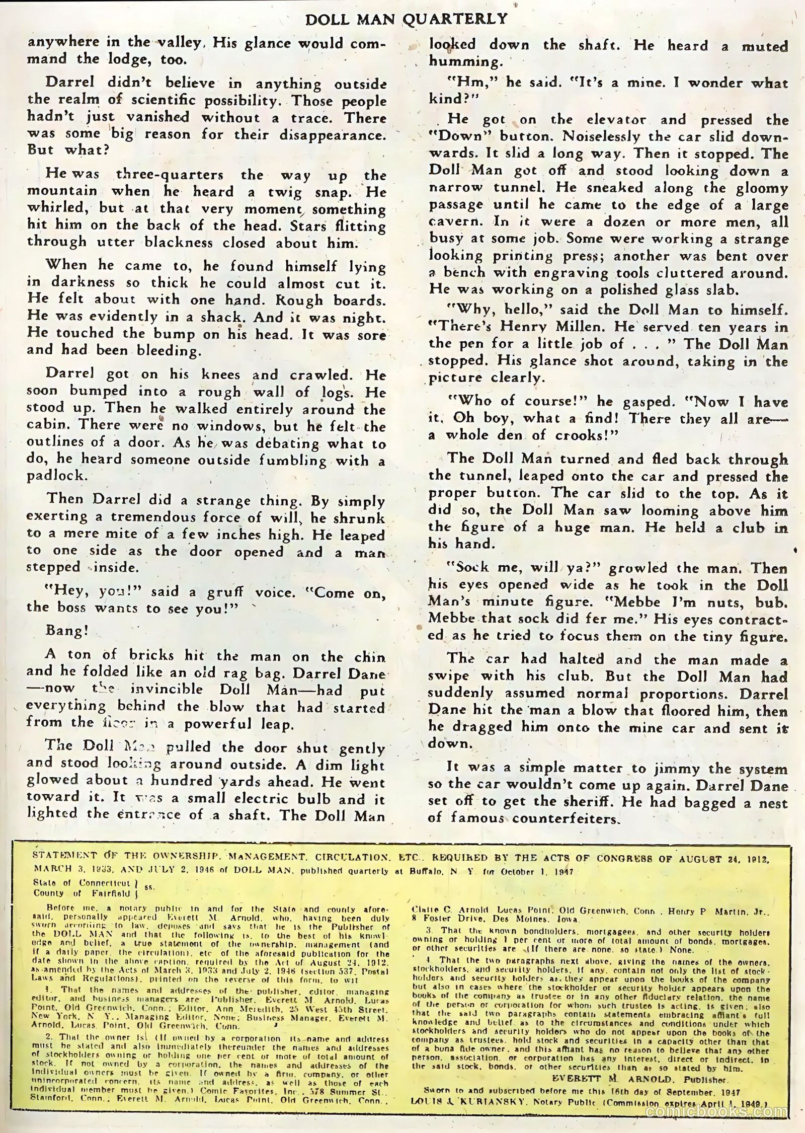 Doll Man #16 (1948) — page 35 of 52