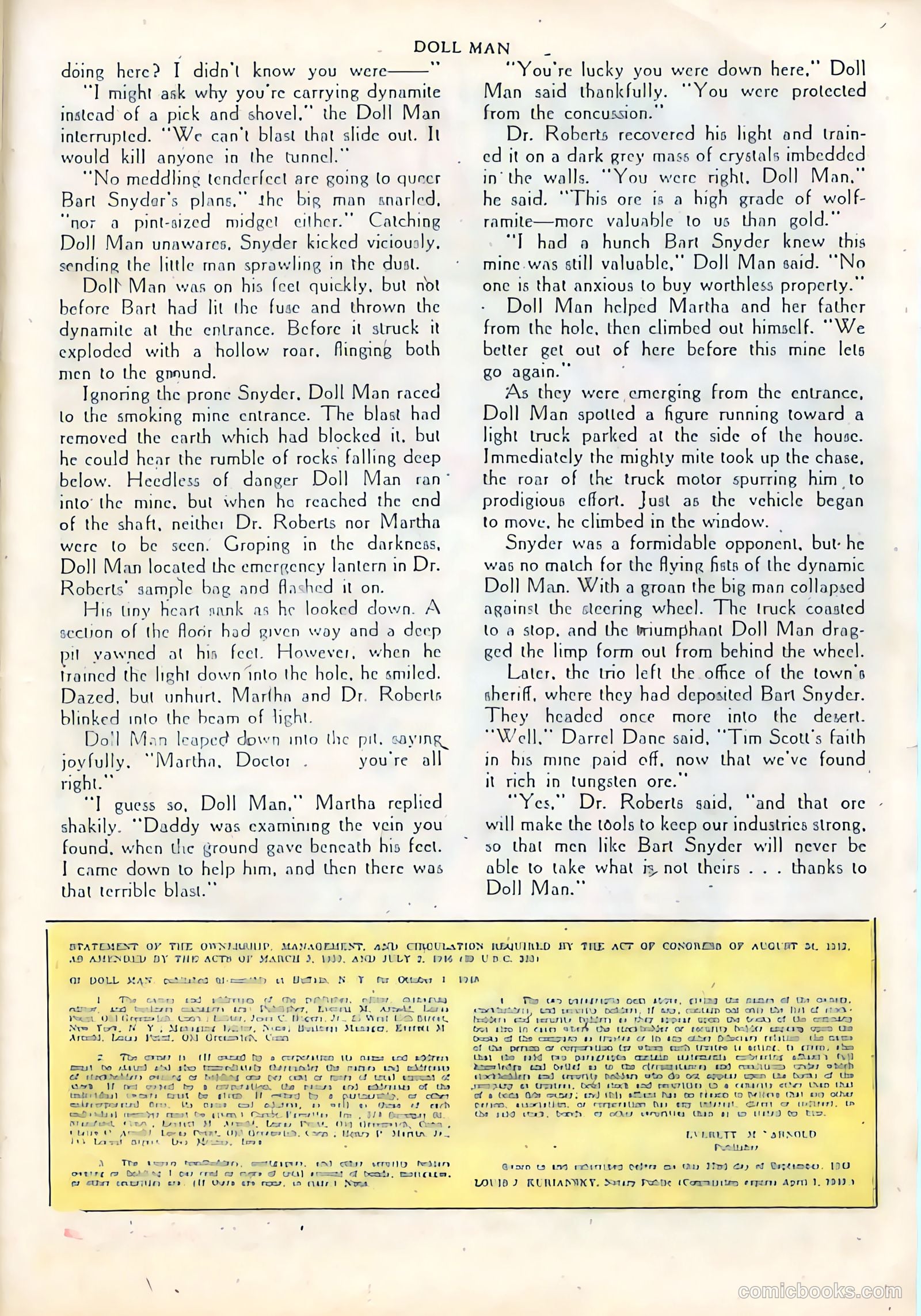 Doll Man #21 (1949) — page 35 of 52
