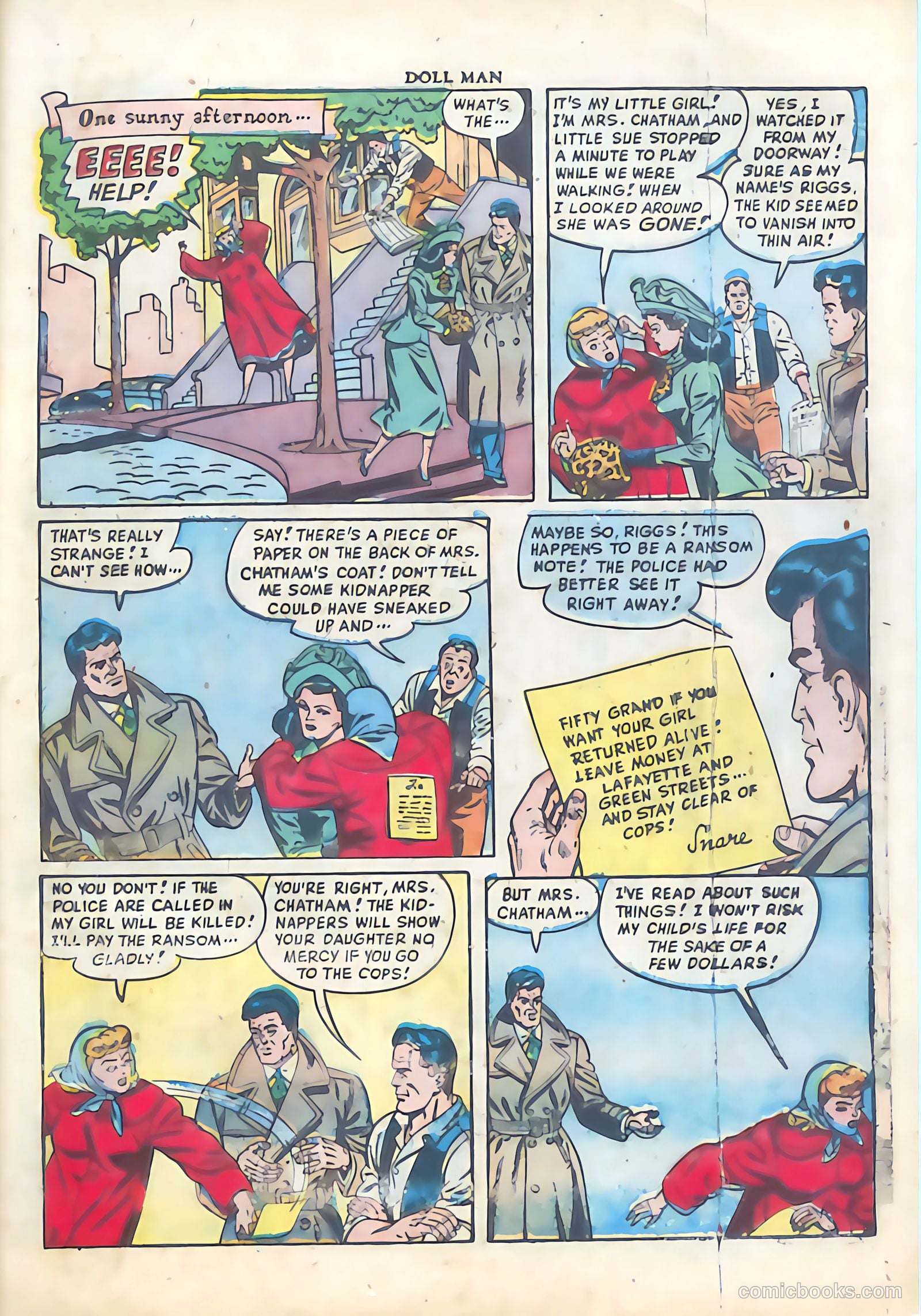 Doll Man #21 (1949) — page 37 of 52
