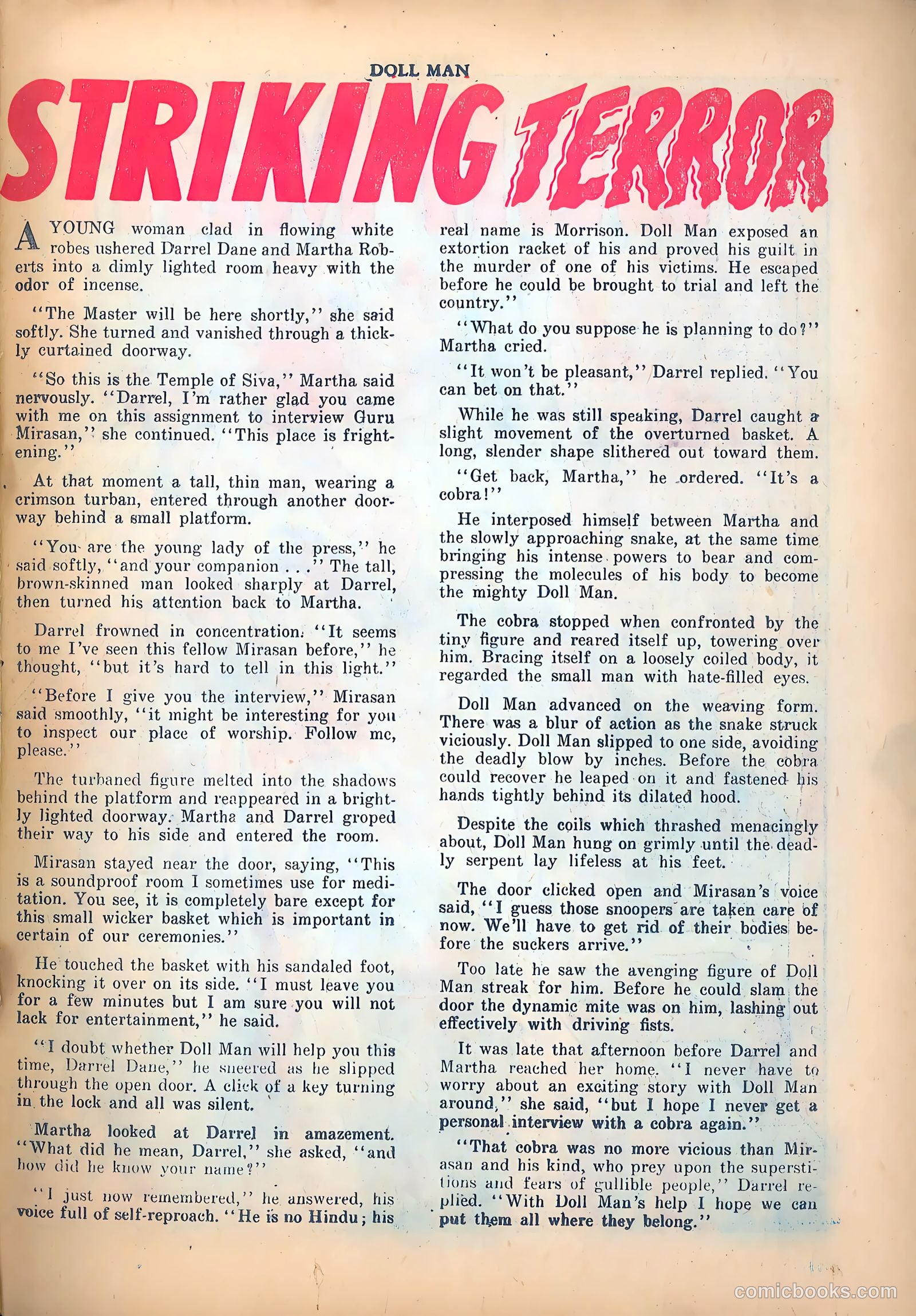 Doll Man #22 (1949) — page 23 of 36
