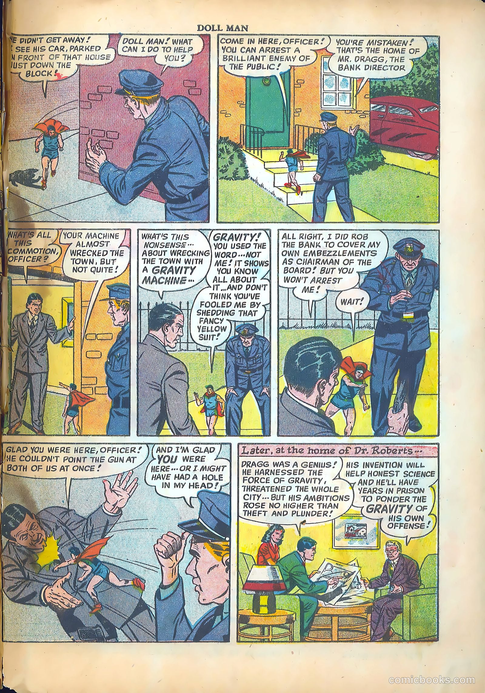 Doll Man #22 (1949) — page 33 of 36