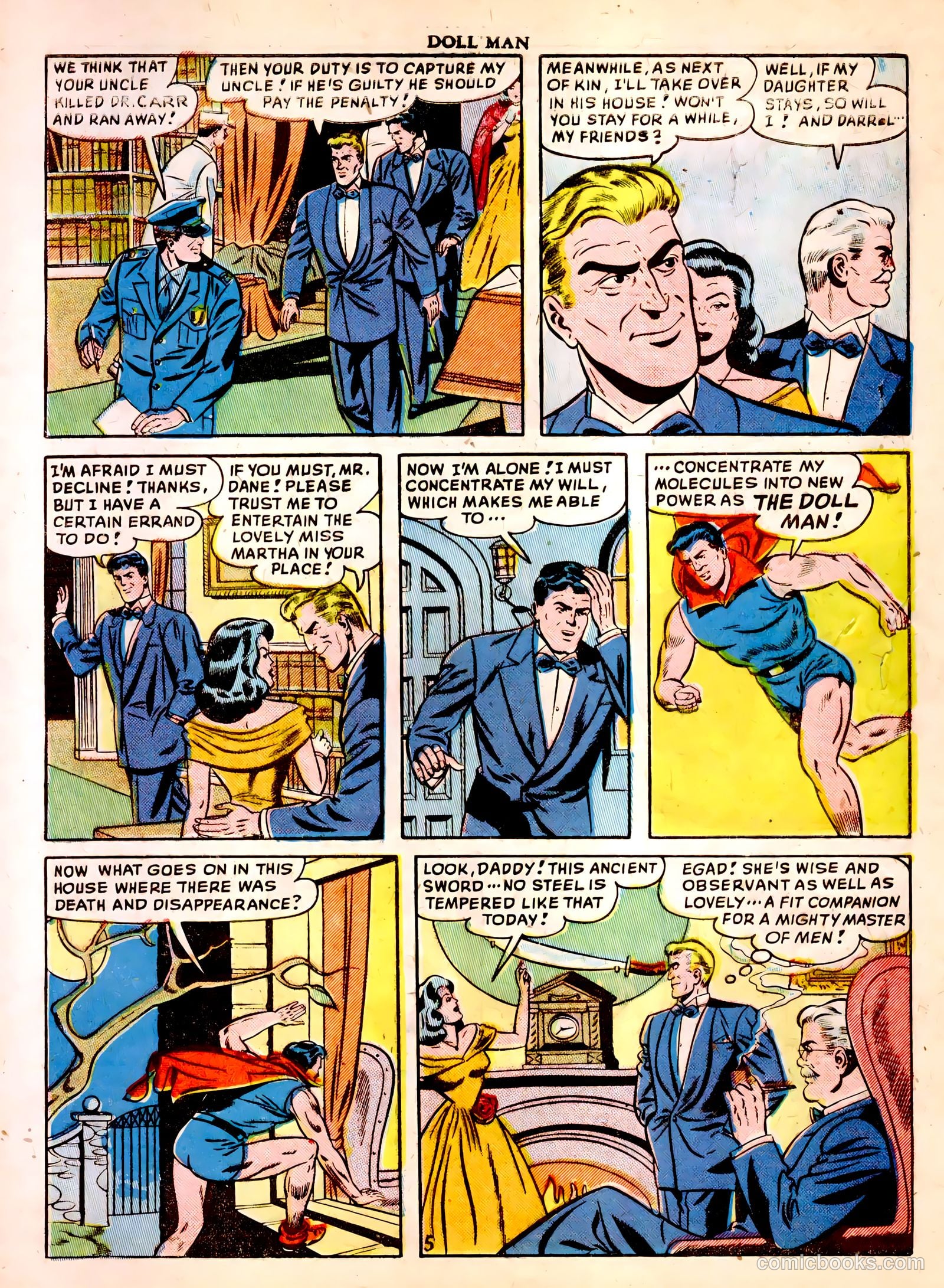 Doll Man #24 (1949) — page 7 of 36