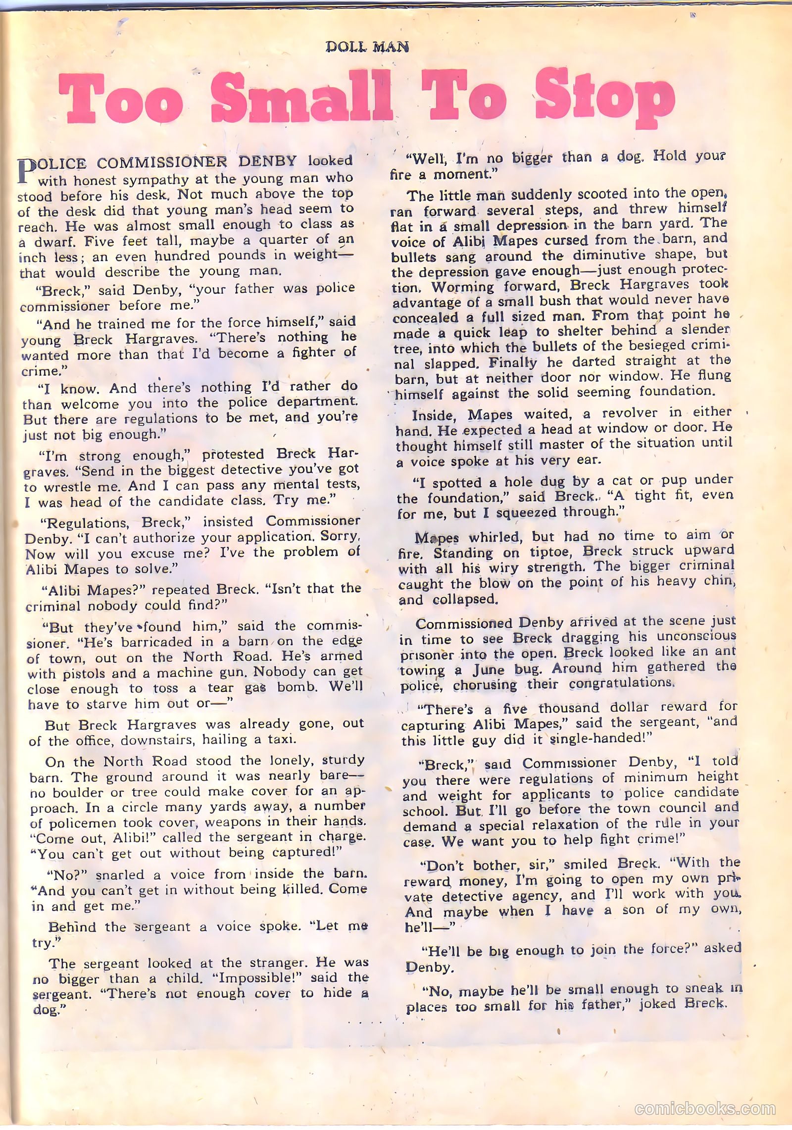 Doll Man #29 (1950) — page 25 of 36