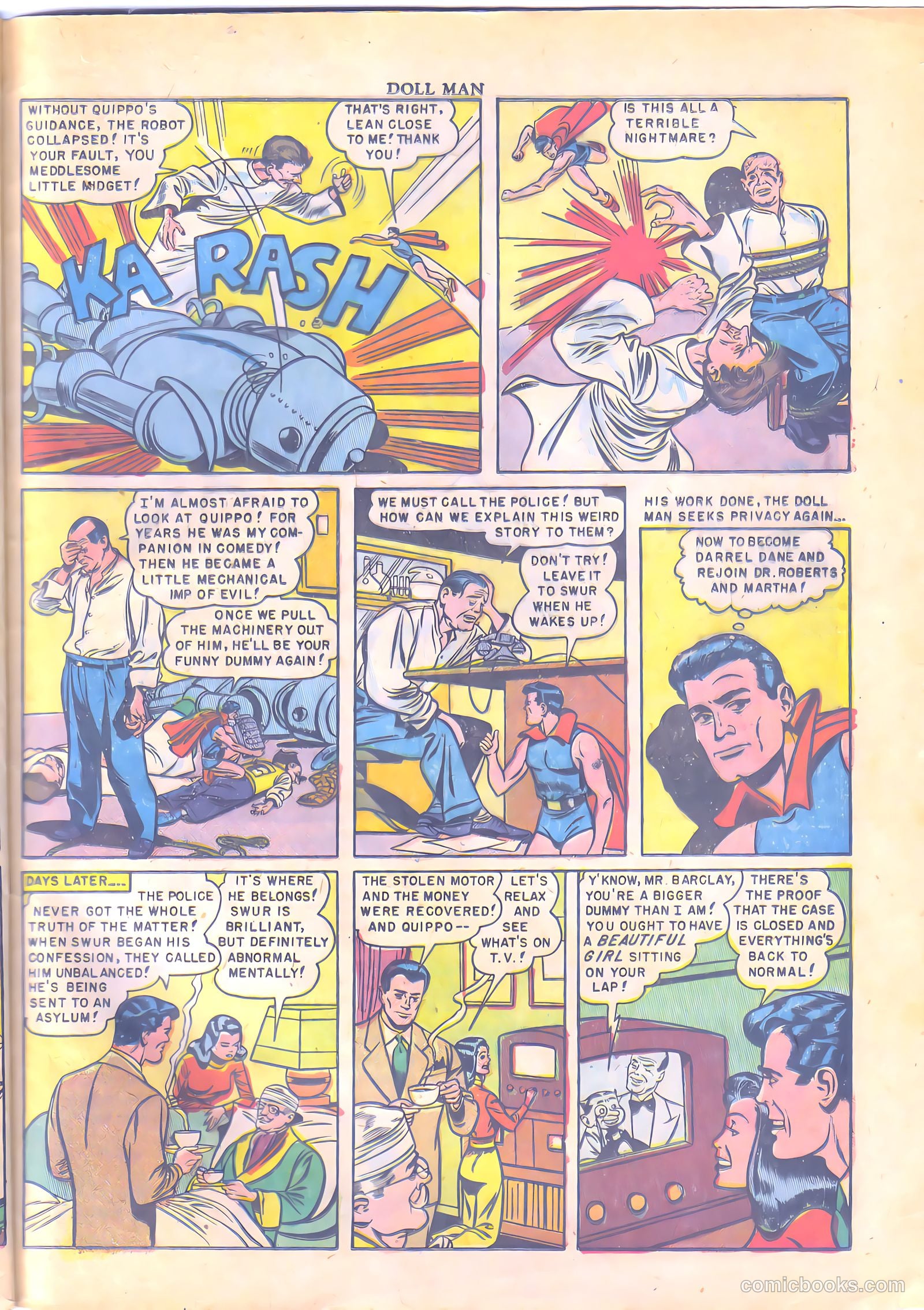 Doll Man #29 (1950) — page 33 of 36
