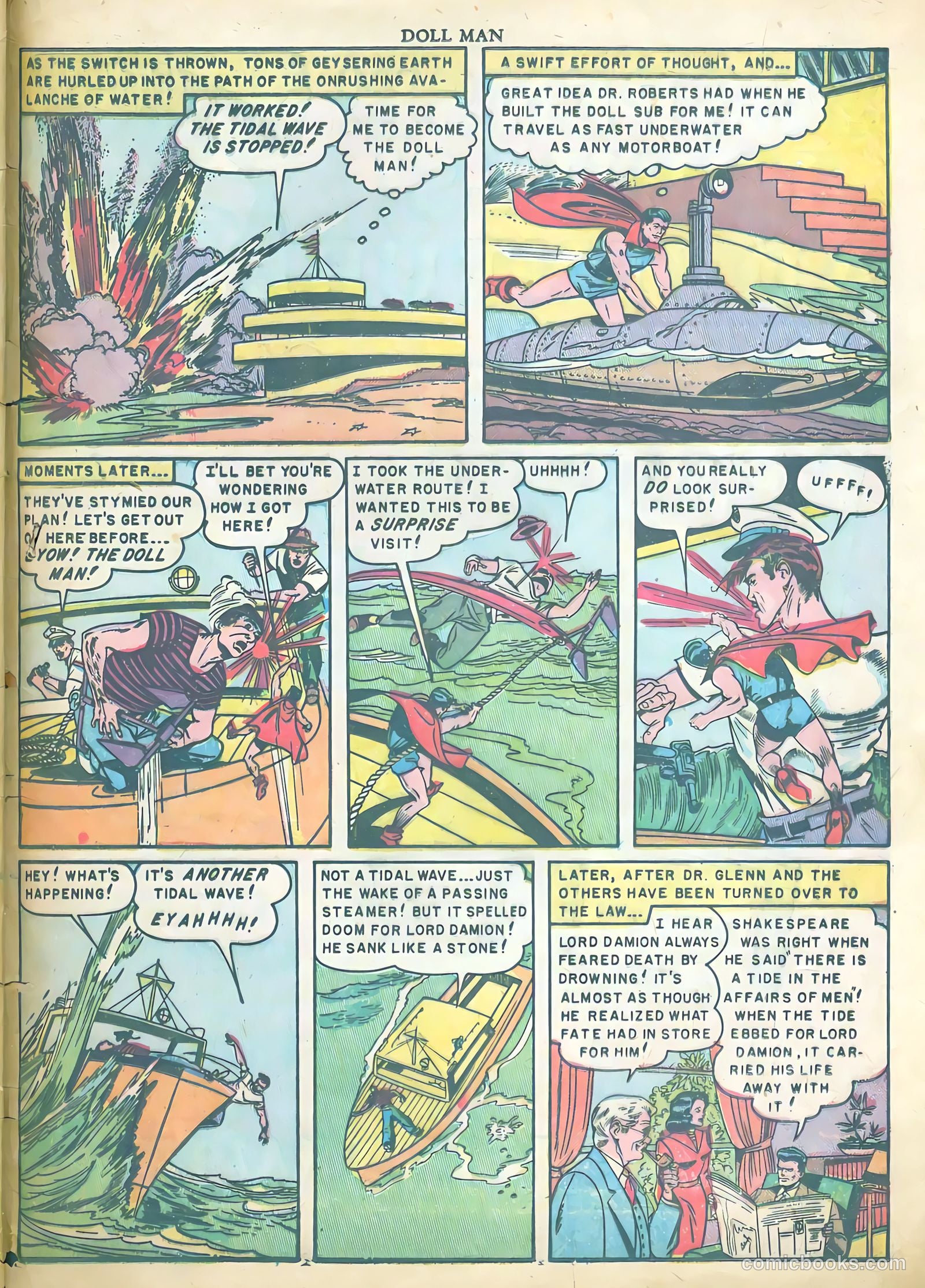 Doll Man #30 (1950) — page 33 of 36