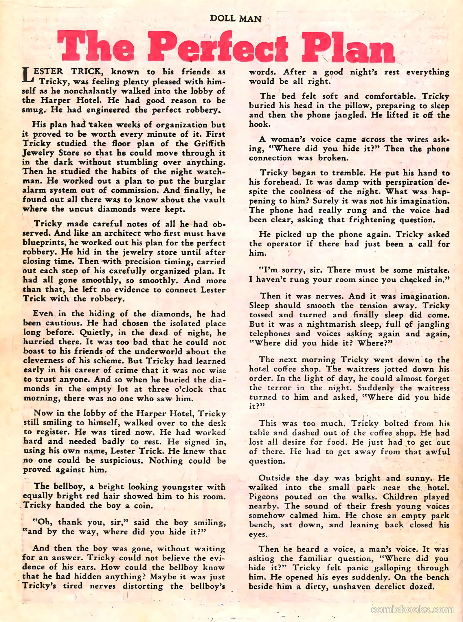 Doll Man #32 (1951) — page 34 of 52
