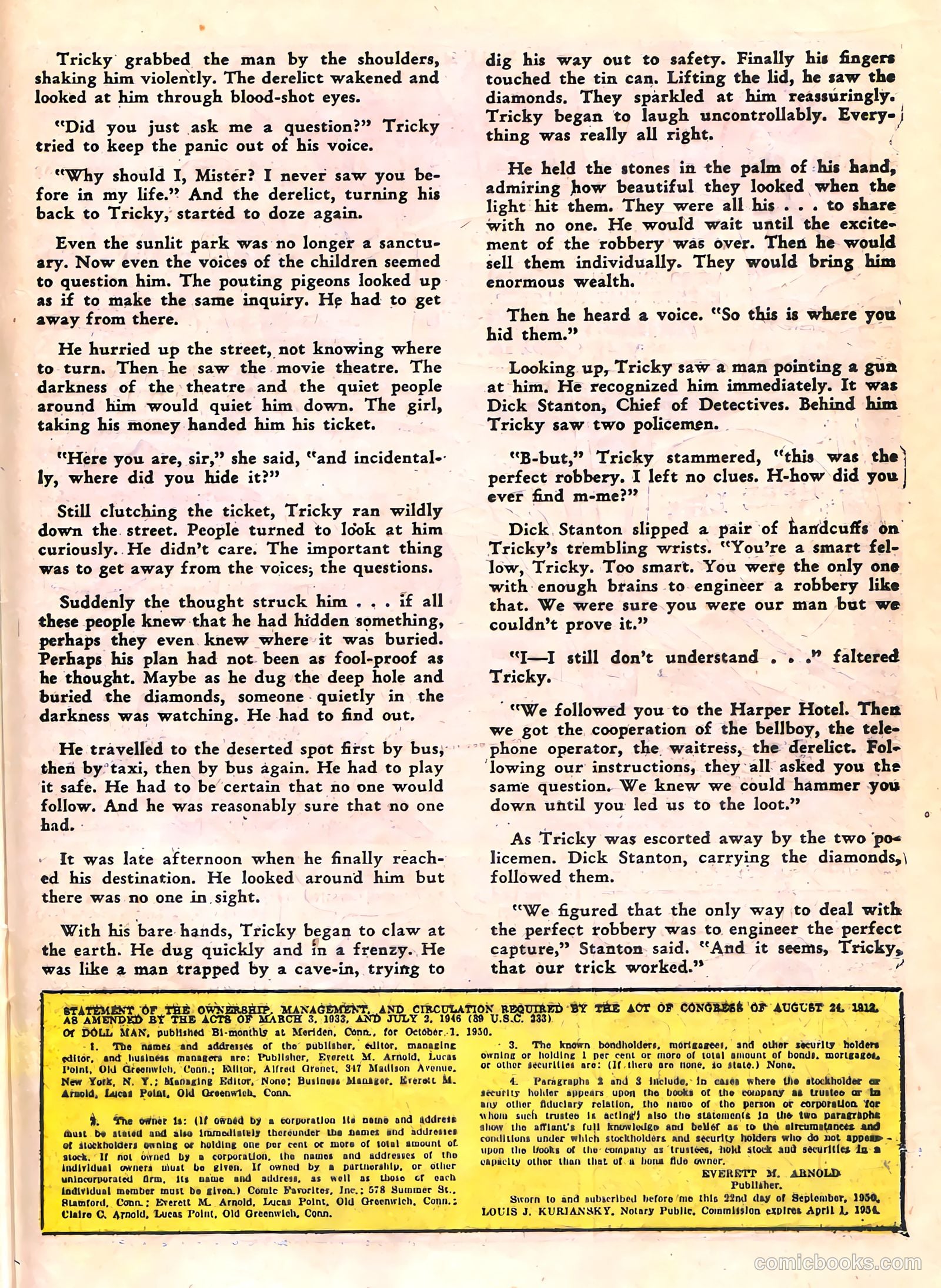 Doll Man #32 (1951) — page 35 of 52