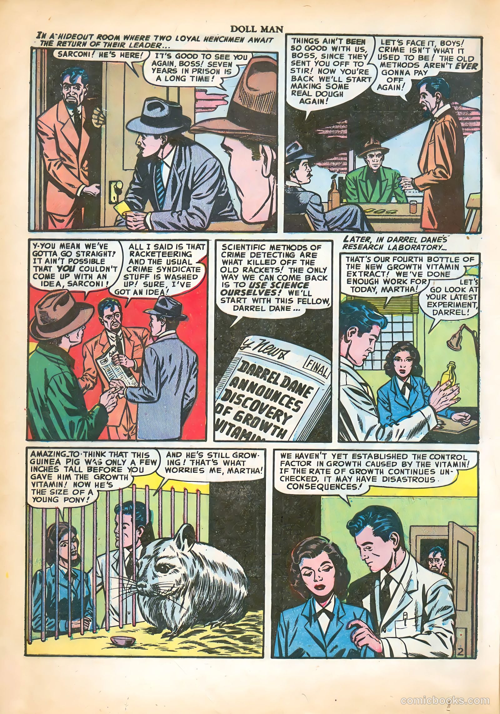 Doll Man #40 (1952) — page 4 of 36