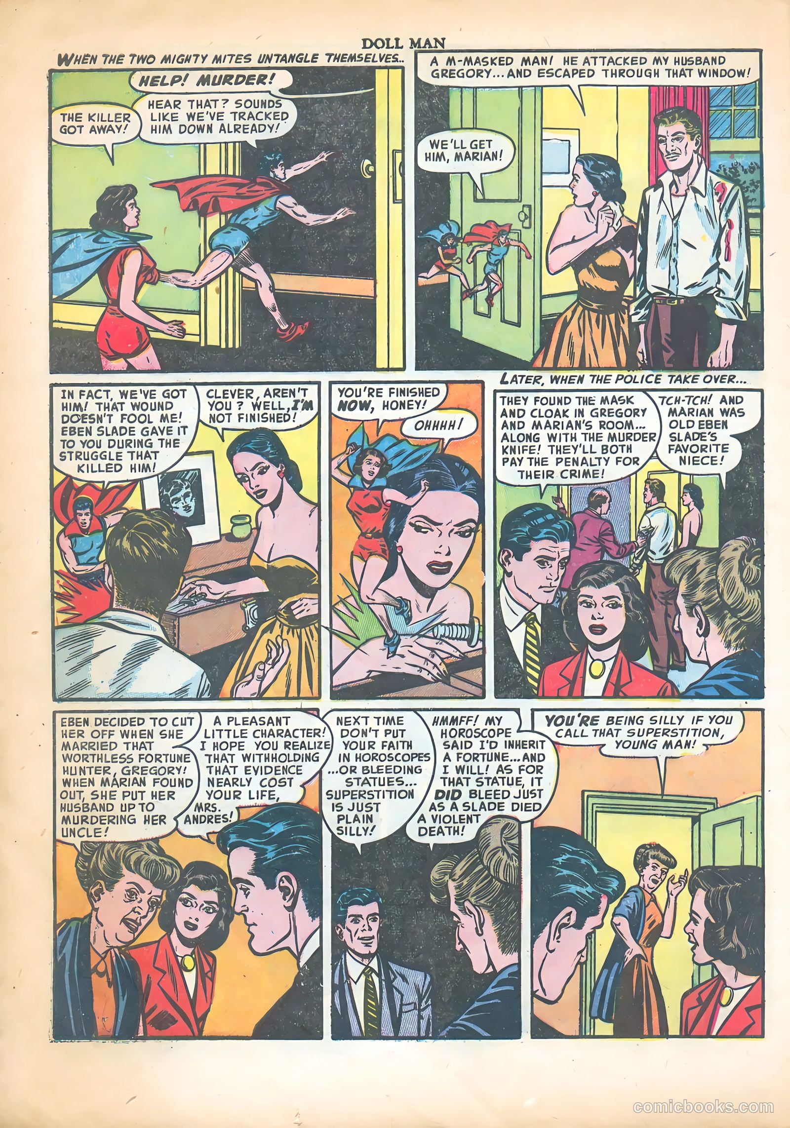 Doll Man #40 (1952) — page 32 of 36
