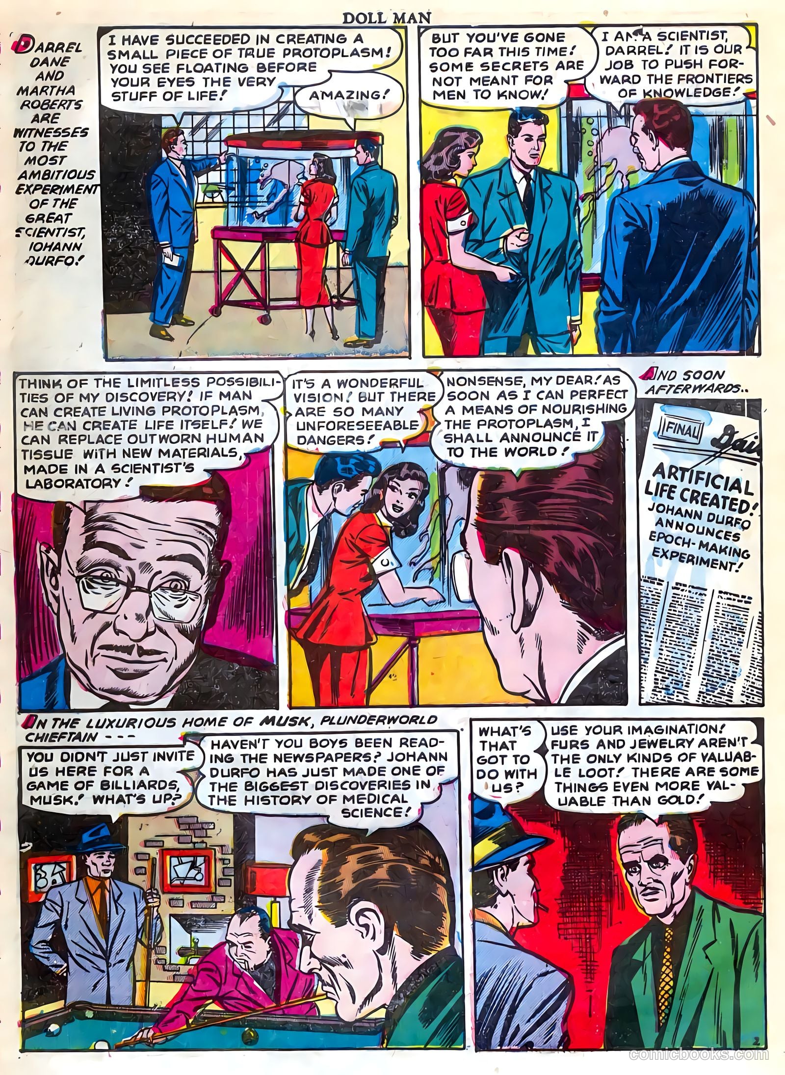 Doll Man #43 (1952) — page 4 of 36