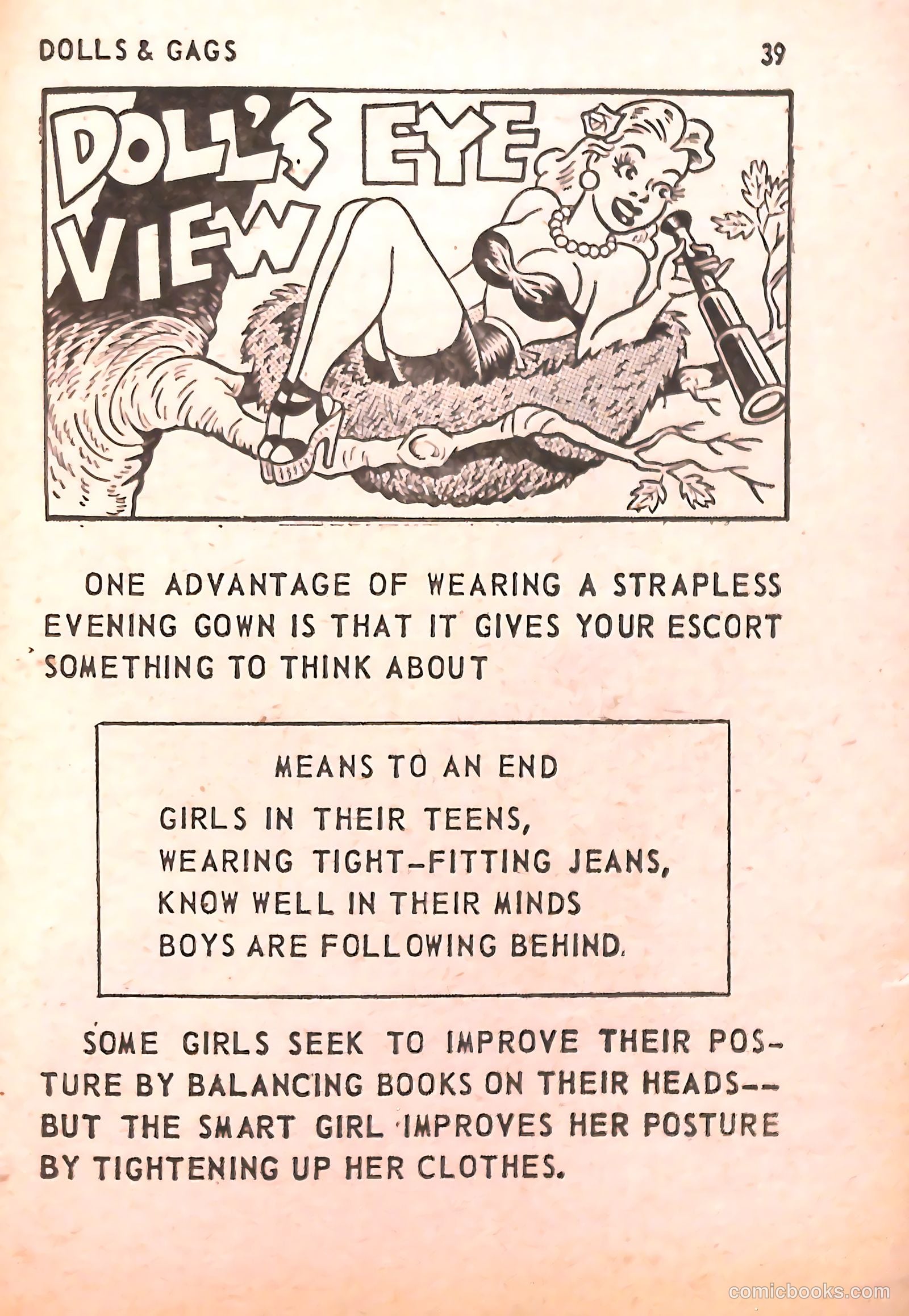 Dolls & Gags #11 (1957) — page 40 of 98