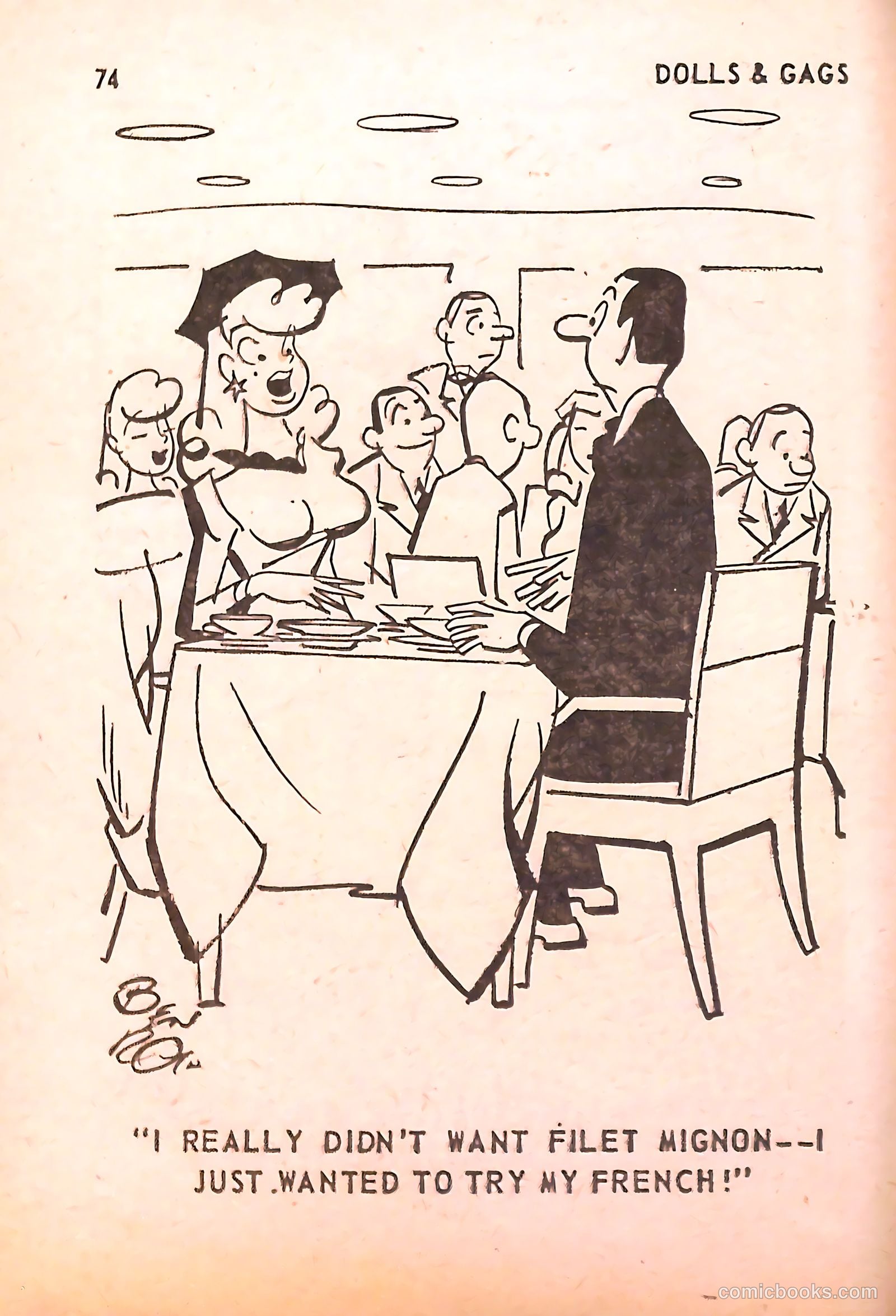 Dolls & Gags #11 (1957) — page 74 of 98