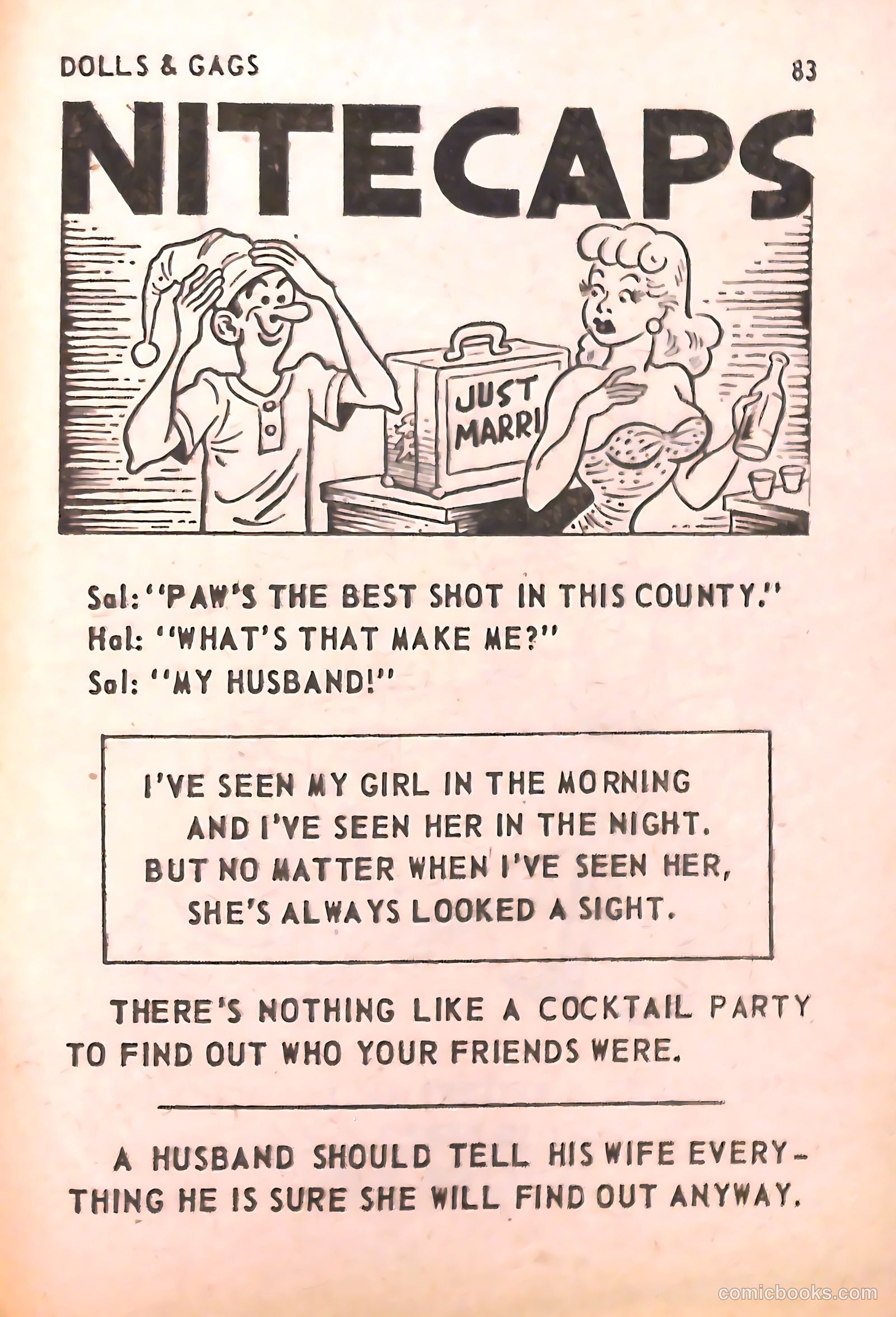 Dolls & Gags #11 (1957) — page 83 of 98