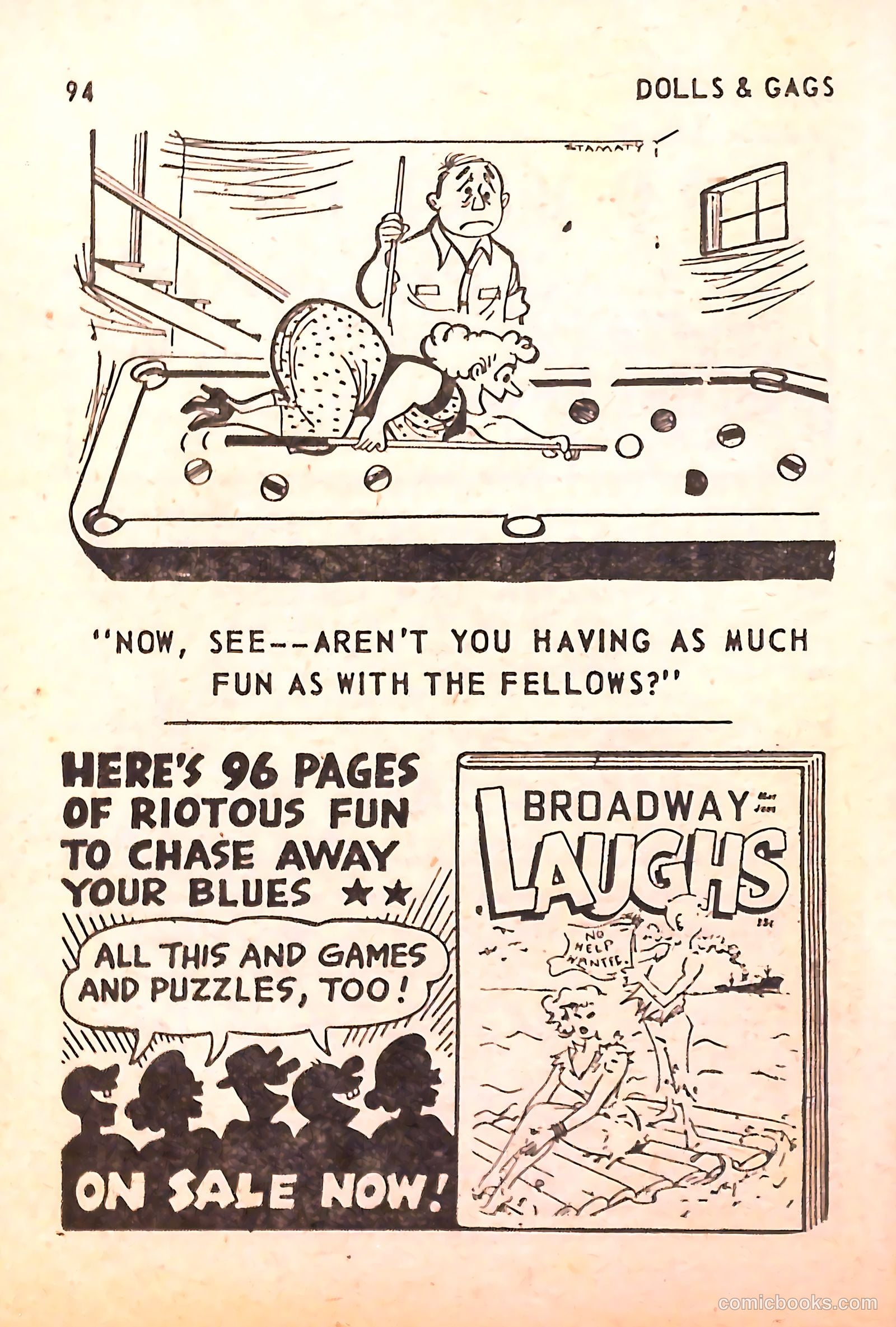 Dolls & Gags #11 (1957) — page 94 of 98