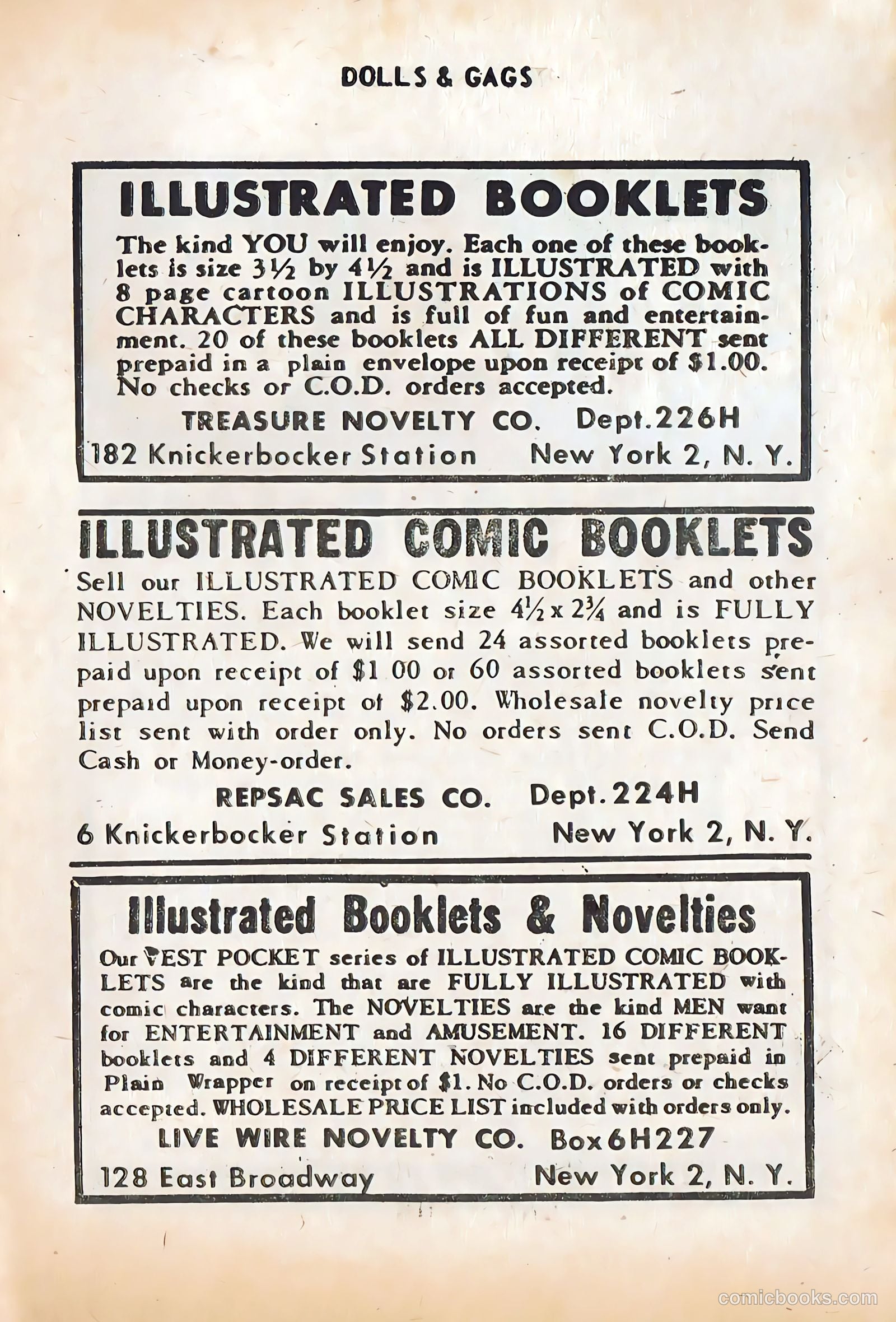 Dolls & Gags #6 (1960) — page 97 of 100
