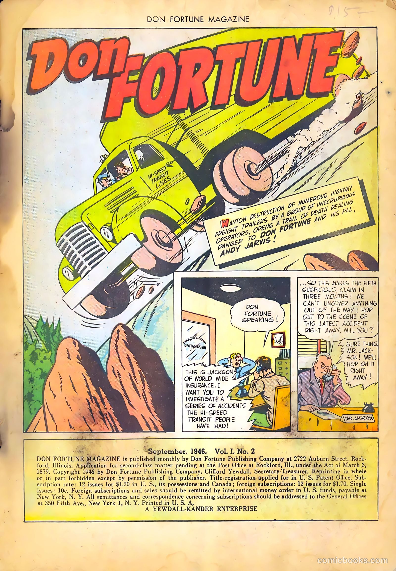 Don Fortune Magazine #2 (1946) — page 3 of 52