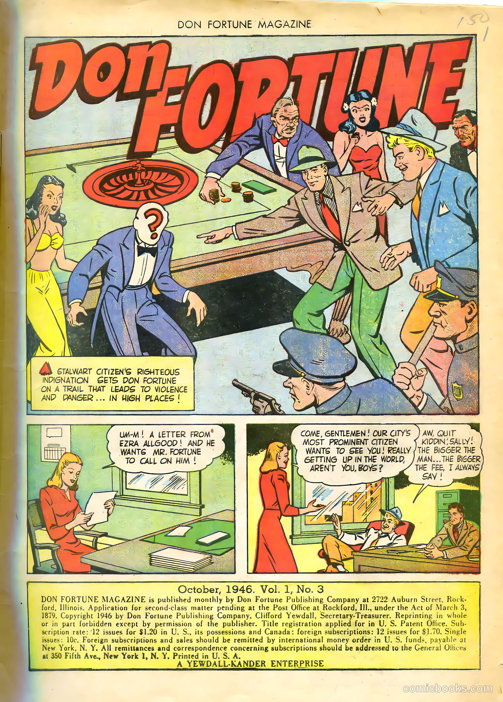 Don Fortune Magazine #3 (1946) — page 3 of 52