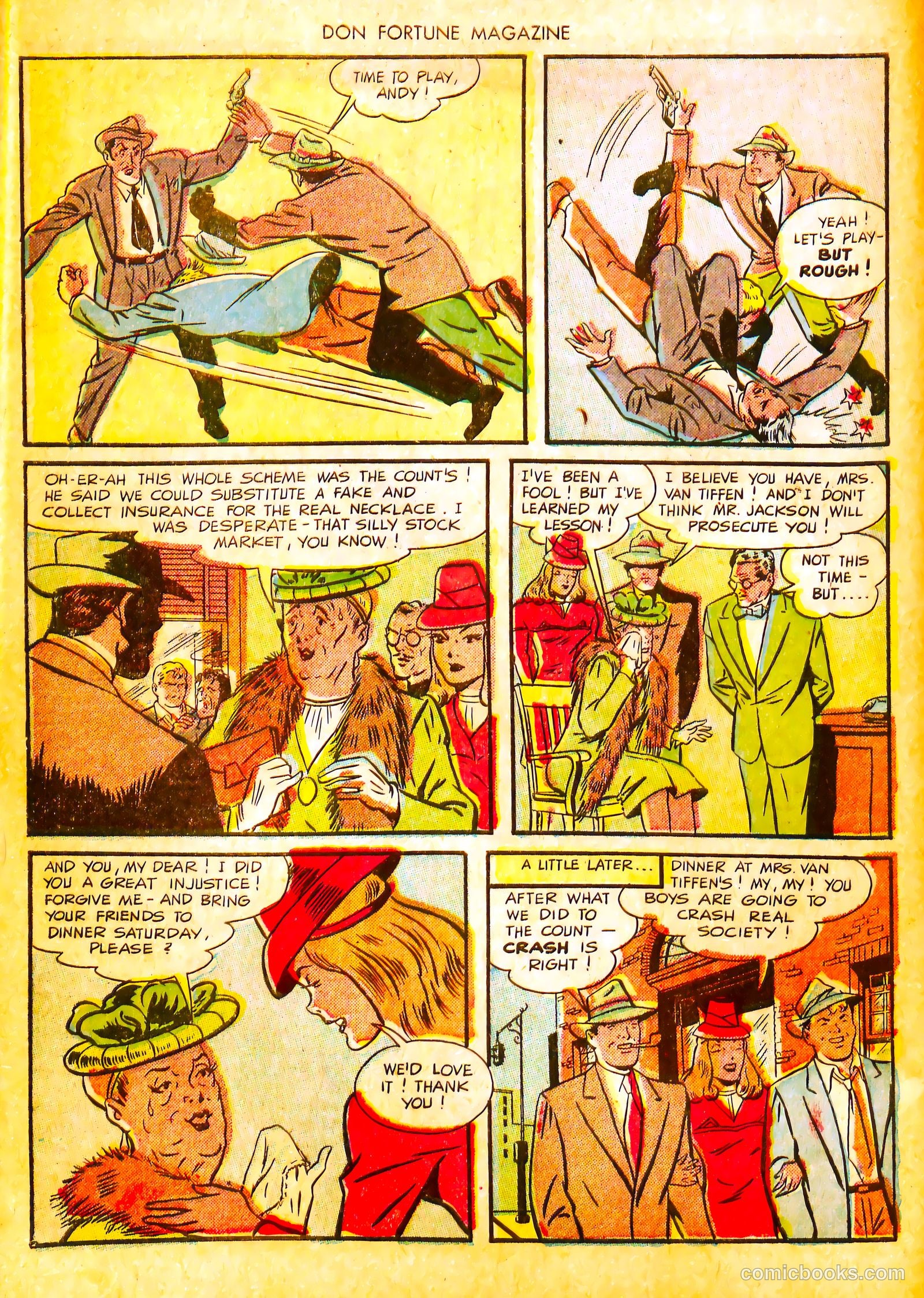 Don Fortune Magazine #4 (1946) — page 22 of 52
