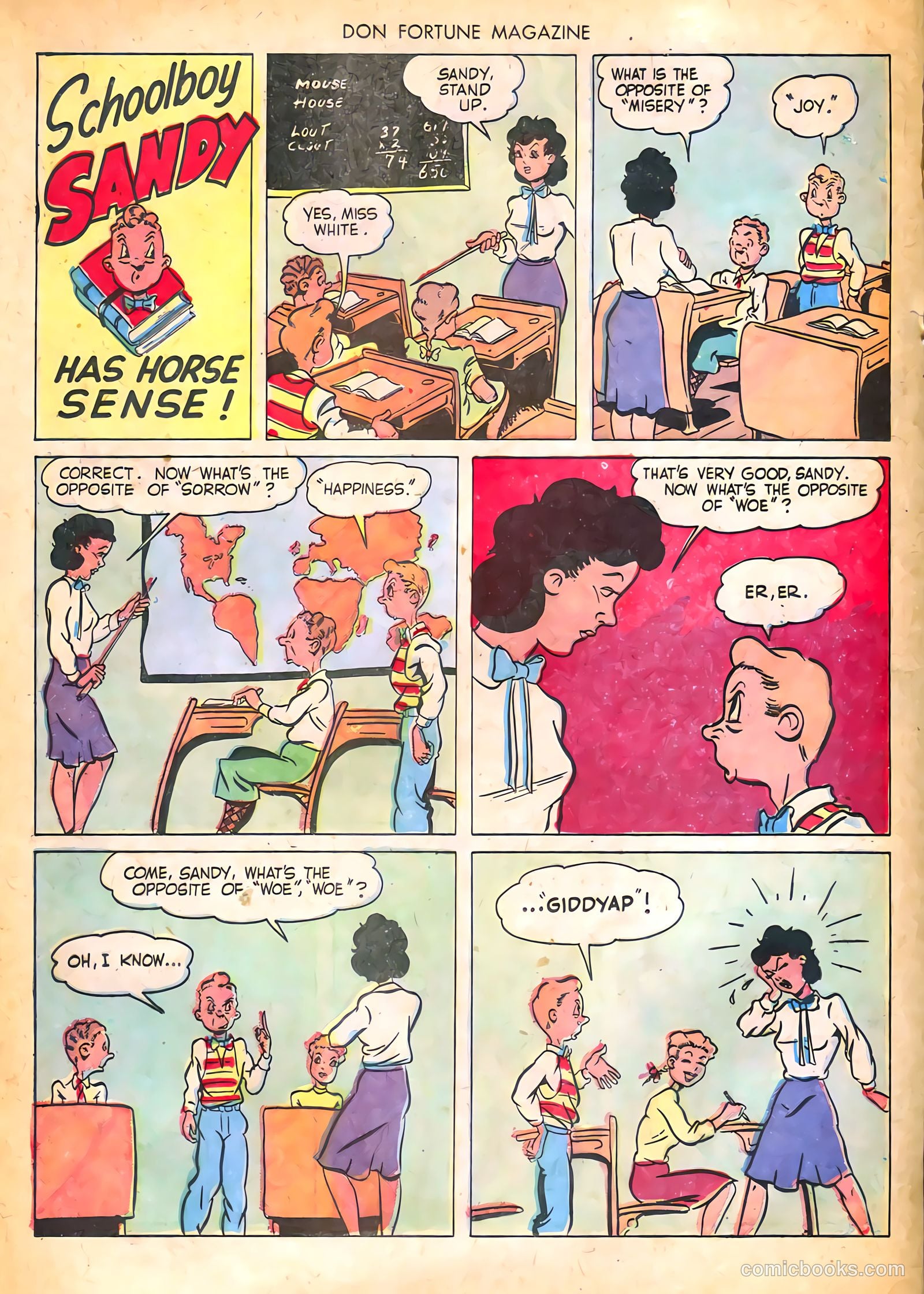 Don Fortune Magazine #5 (1946) — page 28 of 52