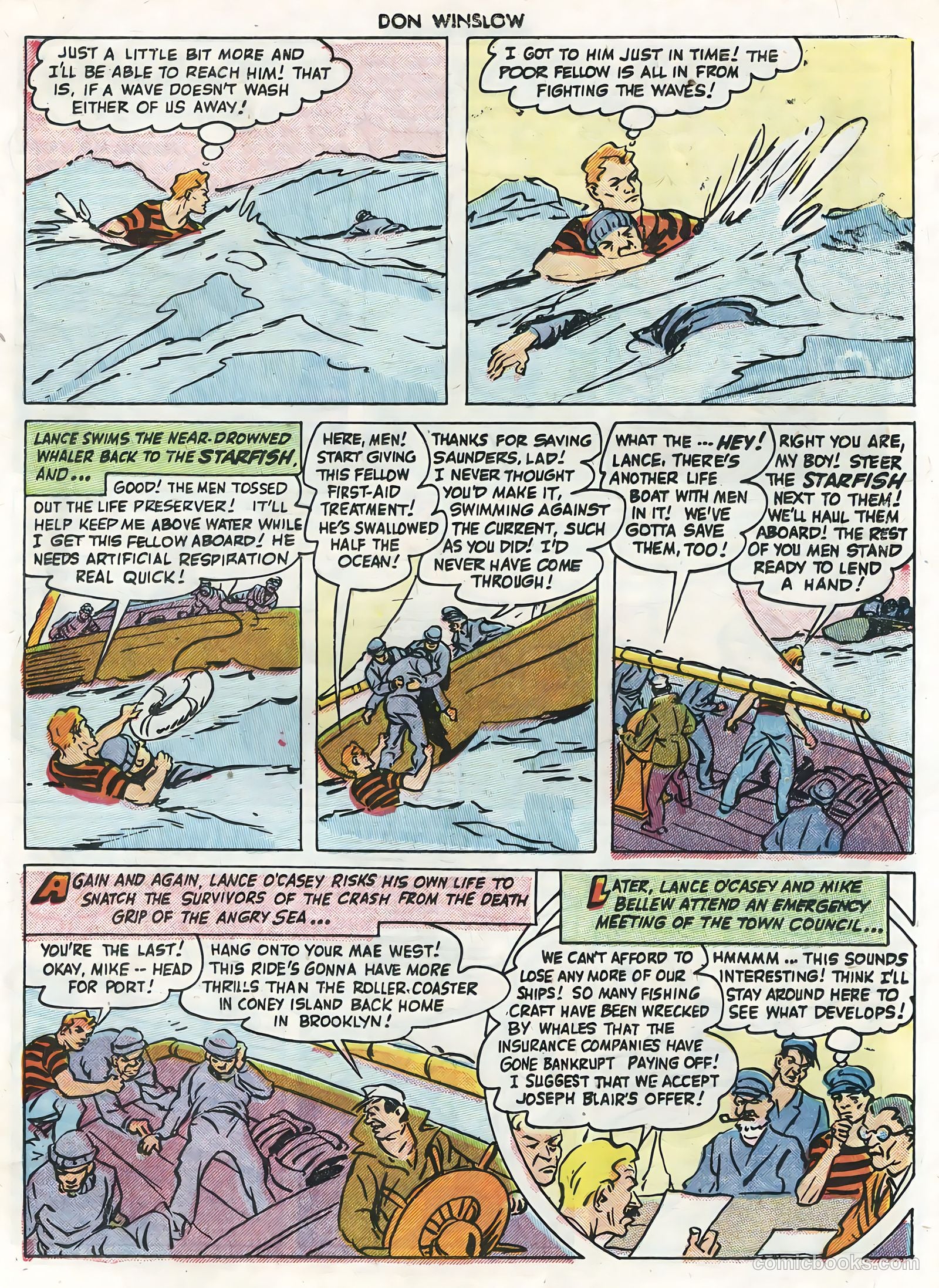 Don Winslow #73 (1955) — page 19 of 36