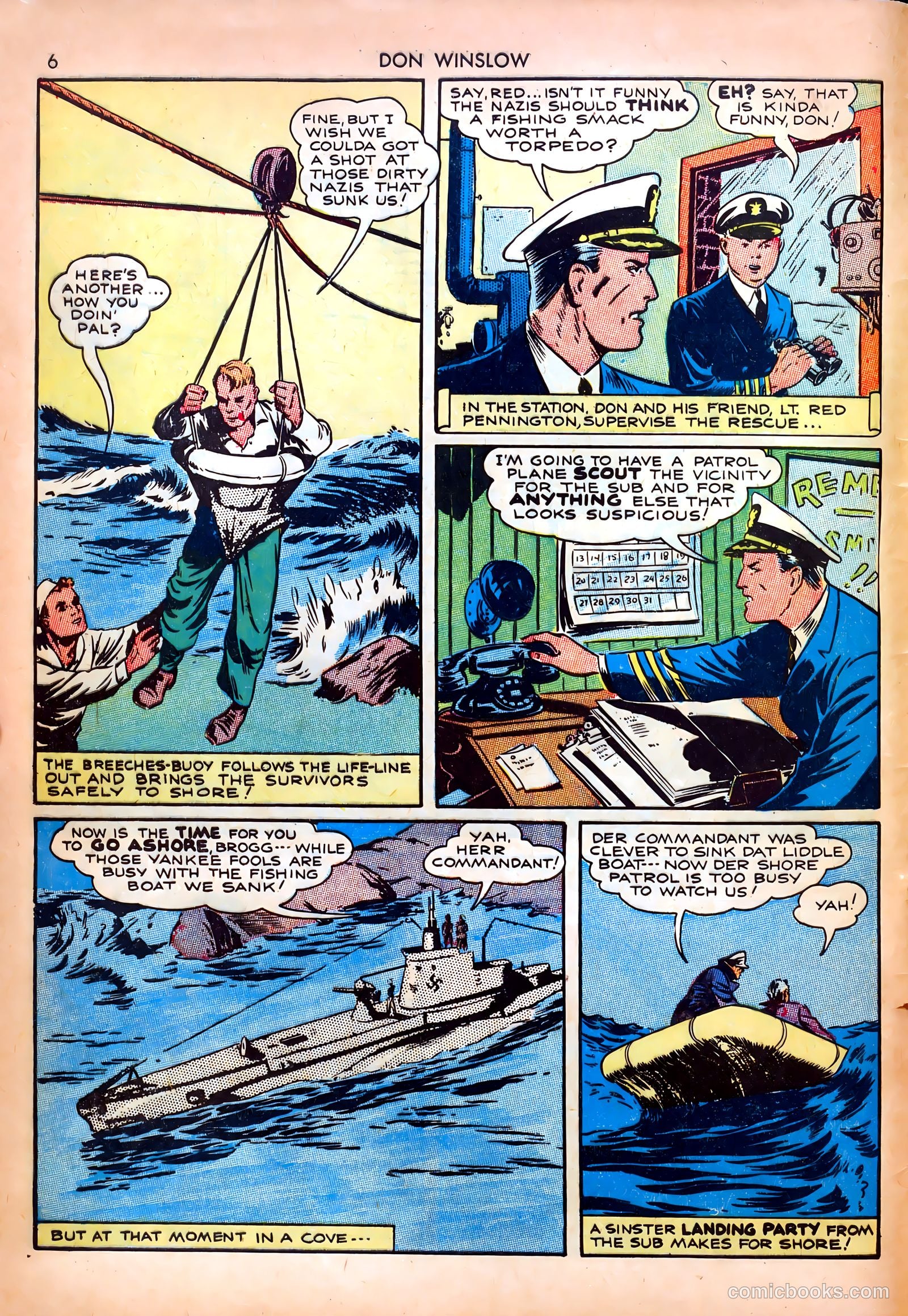 Don Winslow of the Navy #1 (1943) — page 6 of 68