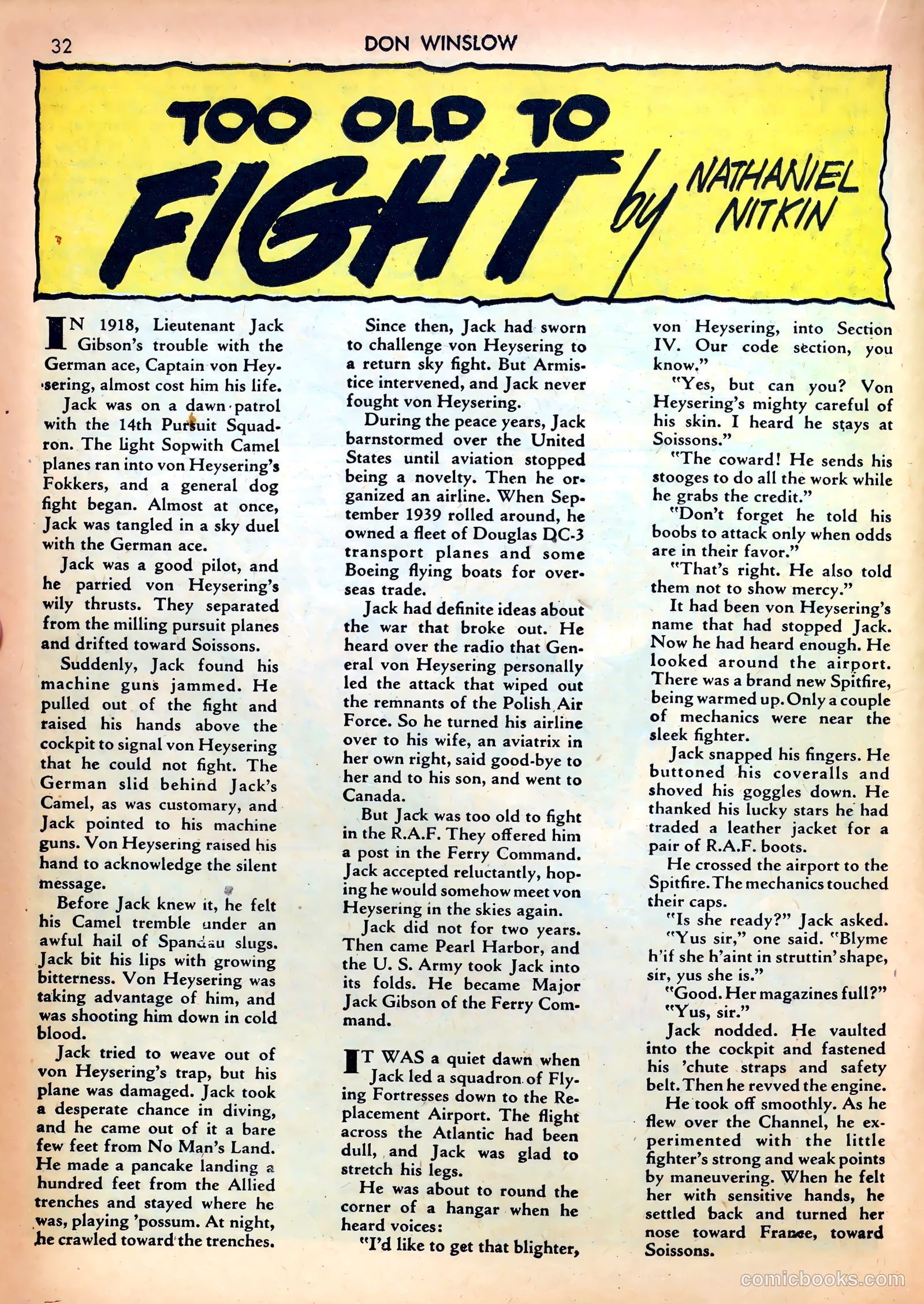 Don Winslow of the Navy #1 (1943) — page 32 of 68