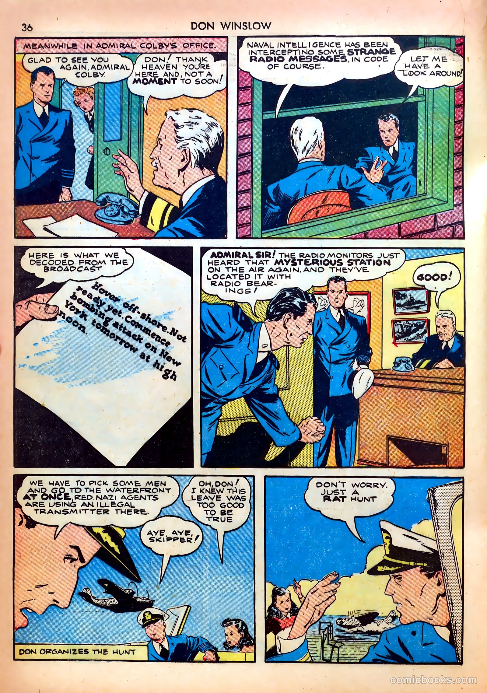 Don Winslow of the Navy #1 (1943) — page 36 of 68