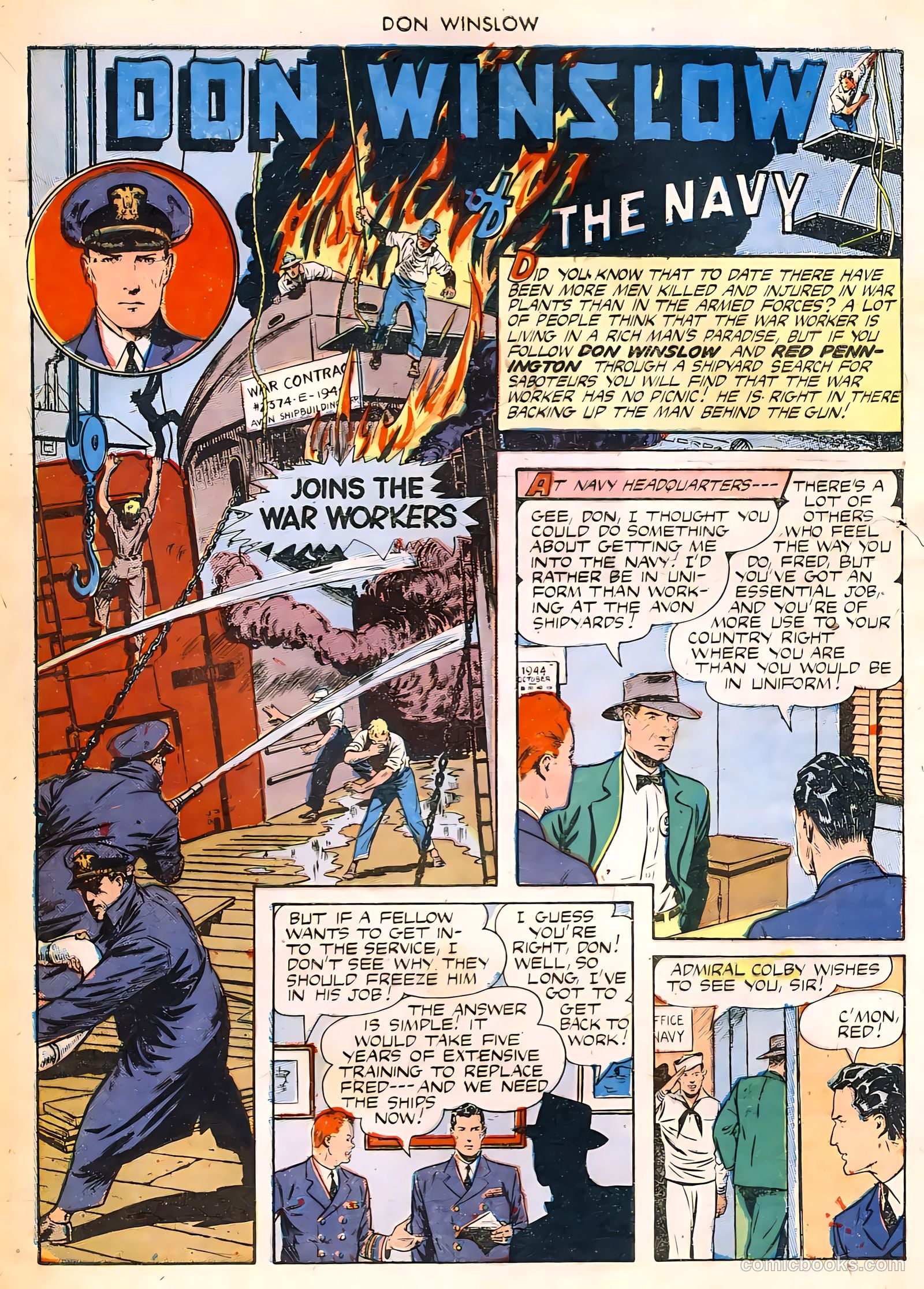 Don Winslow of the Navy #22 (1945) — page 4 of 36