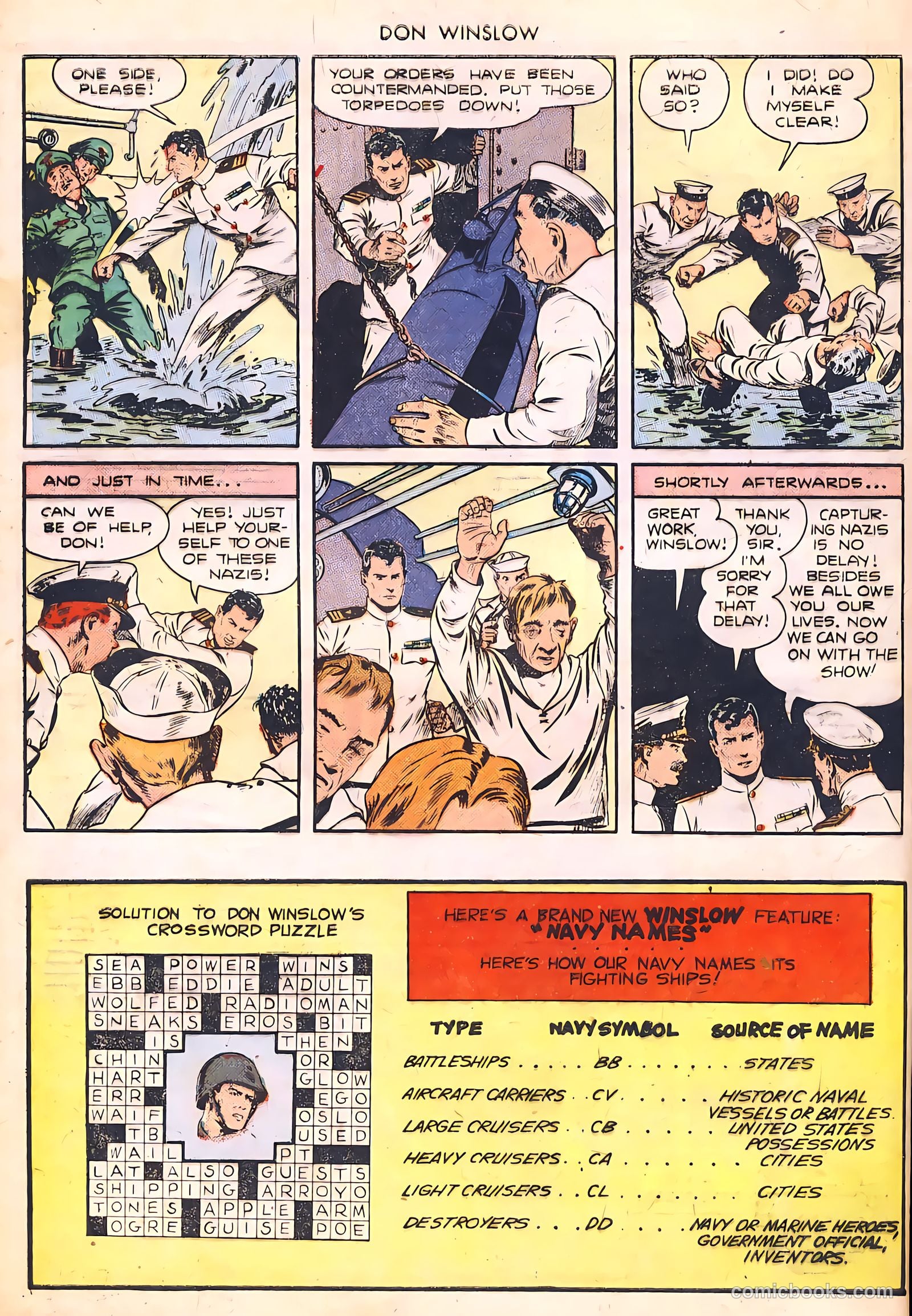 Don Winslow of the Navy #22 (1945) — page 32 of 36