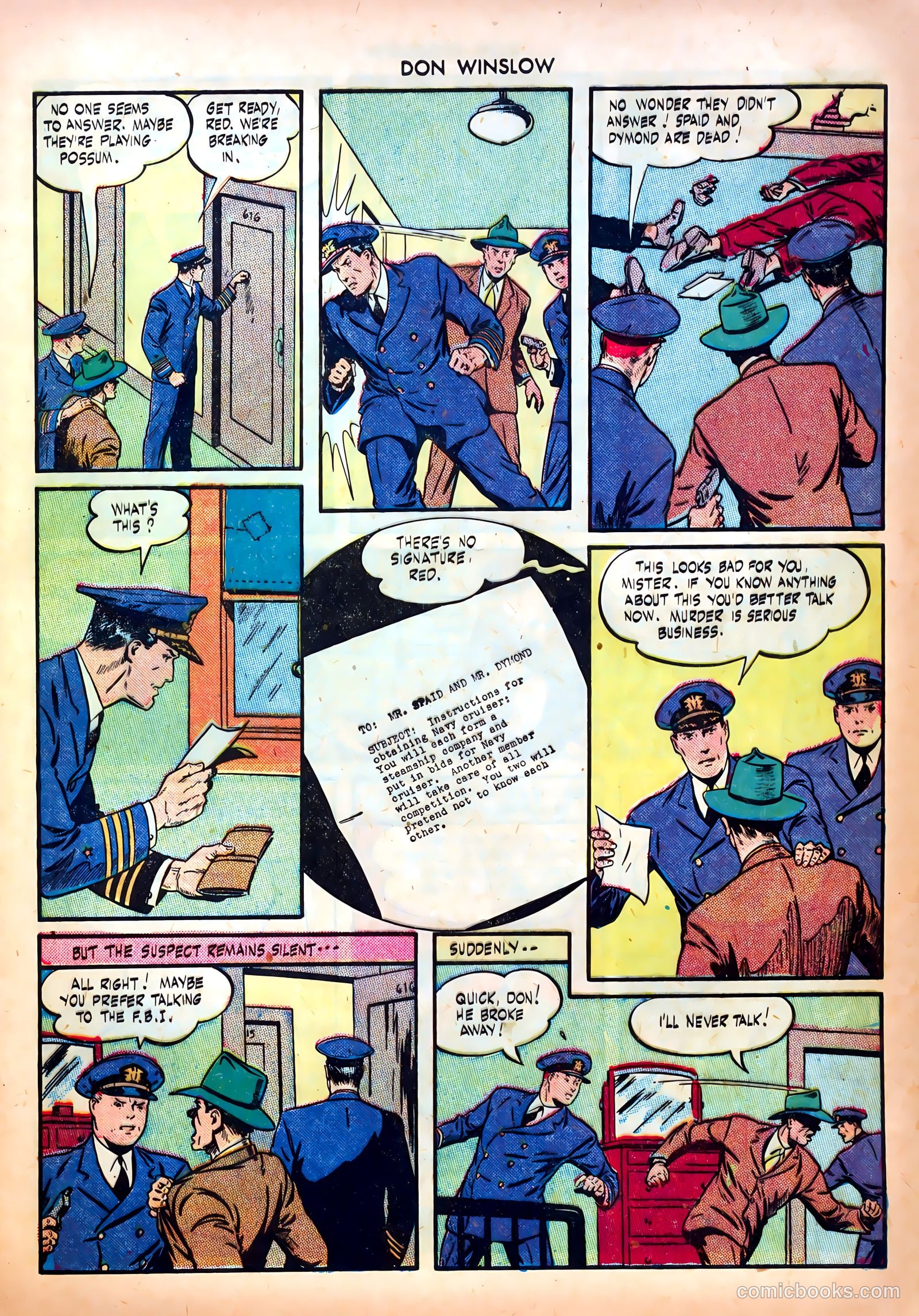 Don Winslow of the Navy #26 (1945) — page 9 of 36