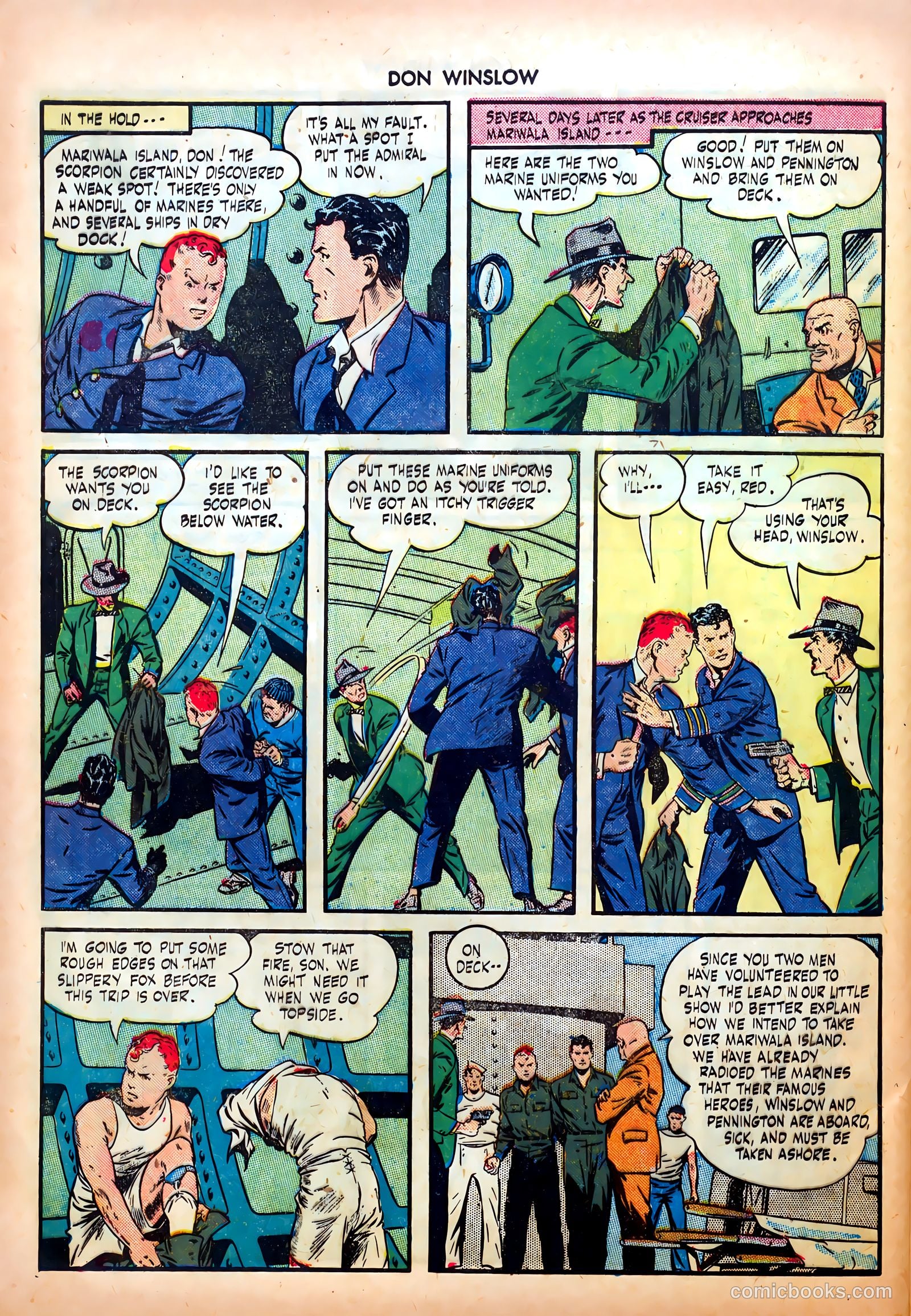 Don Winslow of the Navy #26 (1945) — page 28 of 36