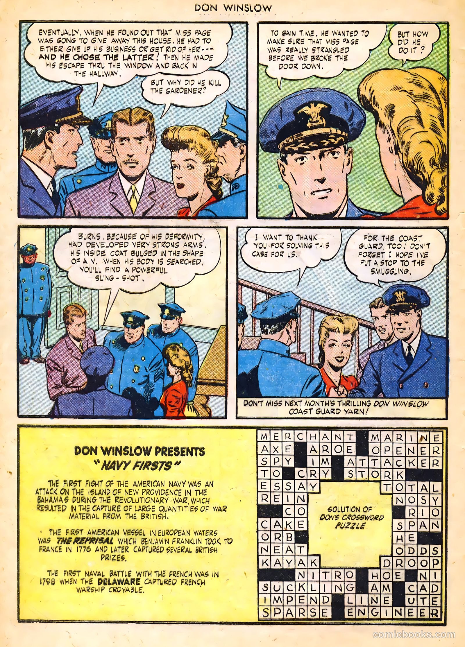 Don Winslow of the Navy #28 (1945) — page 32 of 36