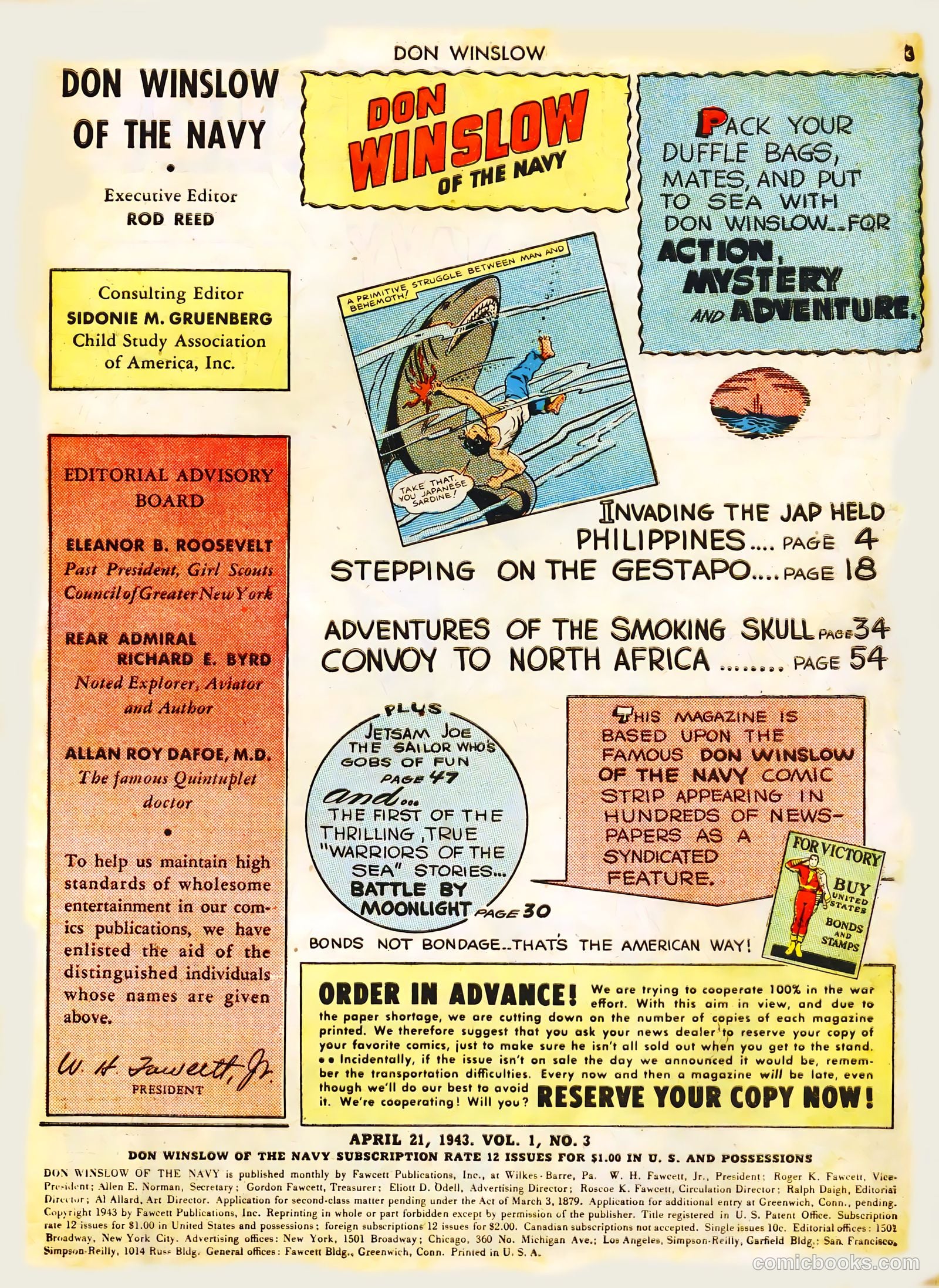 Don Winslow of the Navy #3 (1943) — page 3 of 68