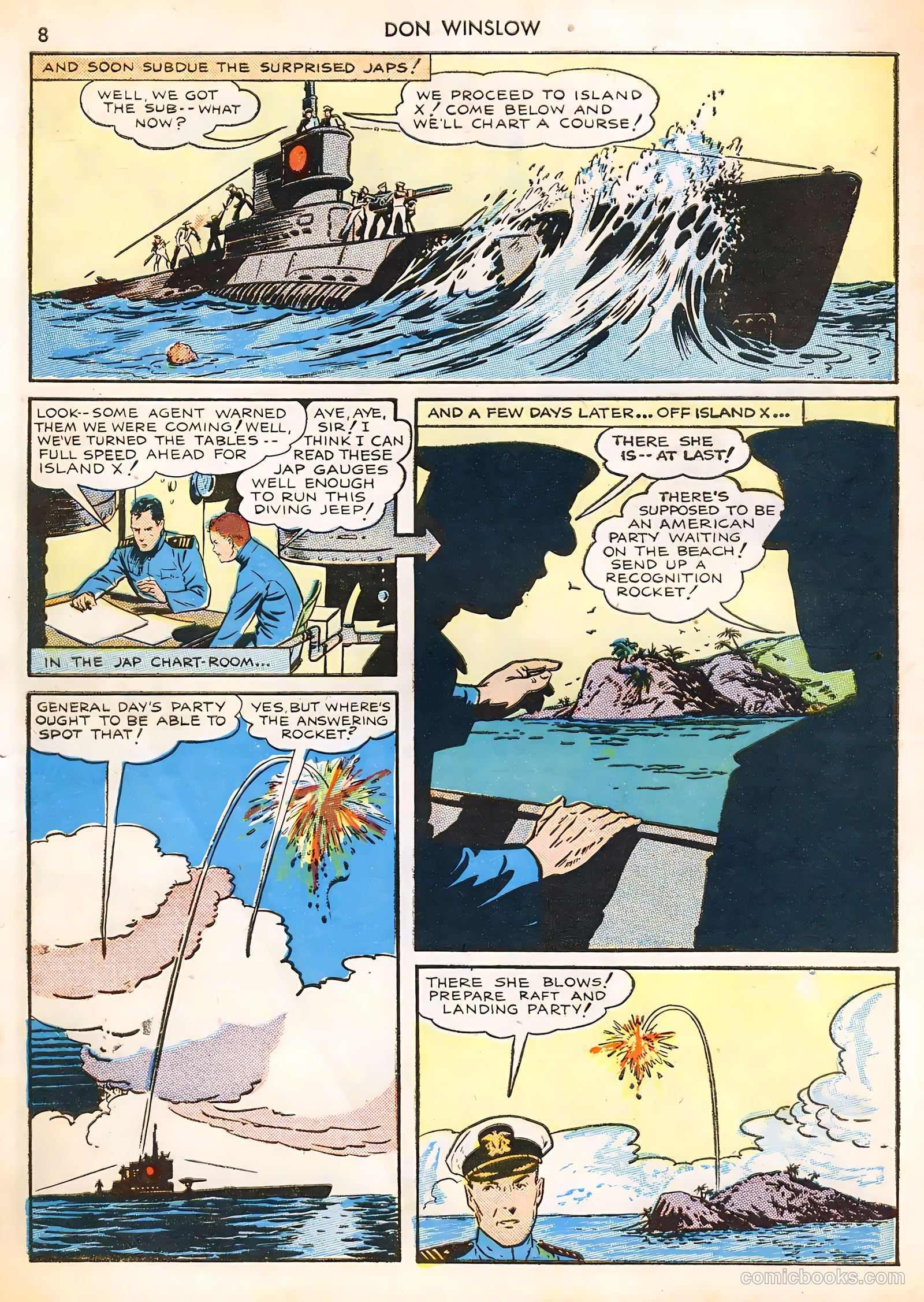 Don Winslow of the Navy #3 (1943) — page 8 of 68