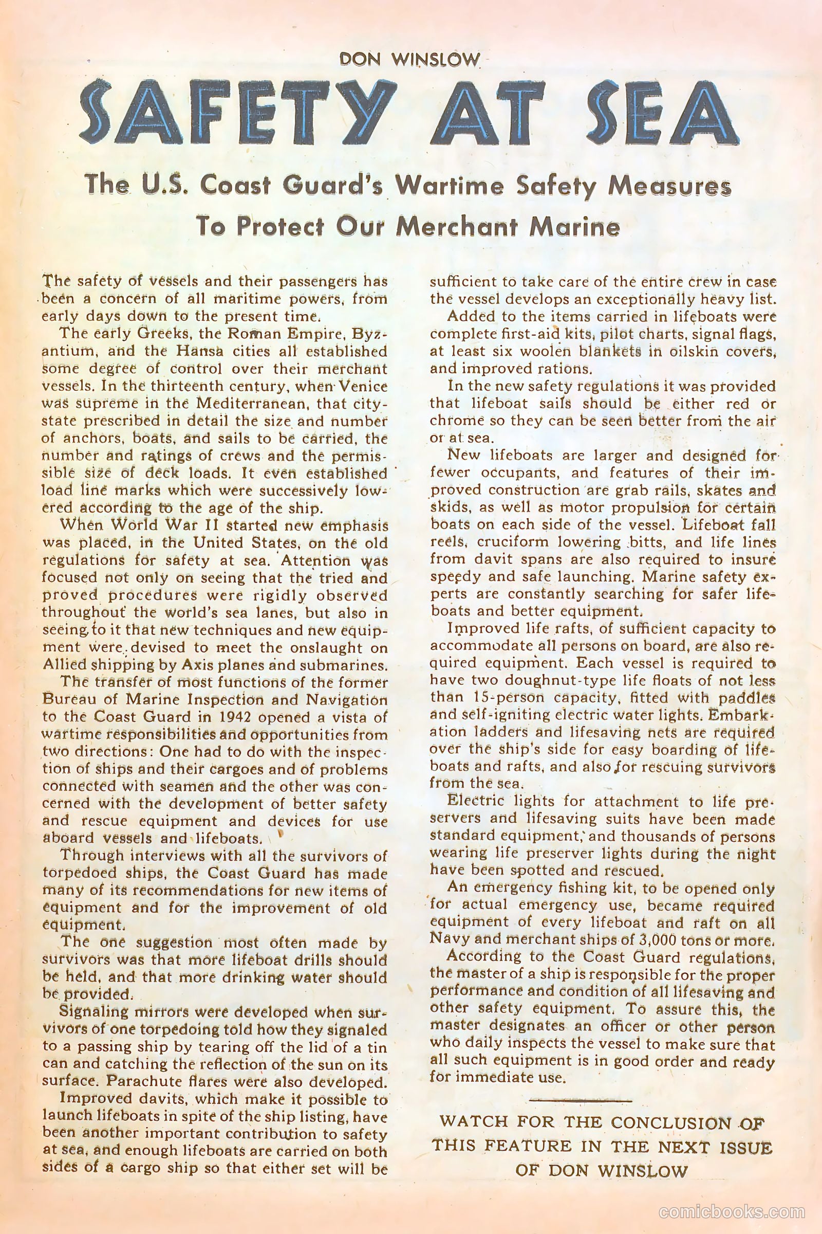Don Winslow of the Navy #31 (1946) — page 21 of 36