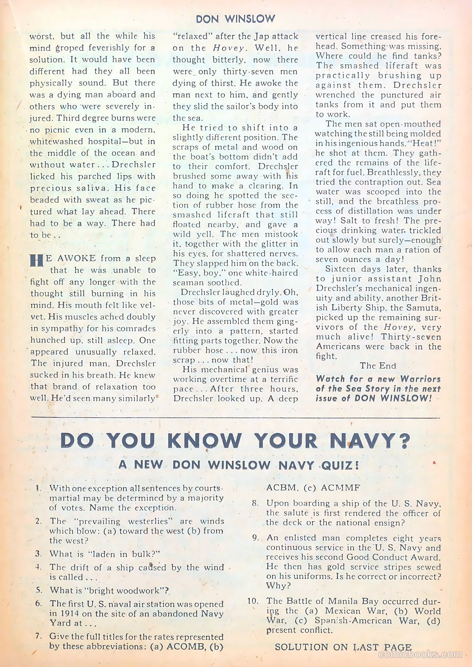 Don Winslow of the Navy #33 (1946) — page 35 of 53