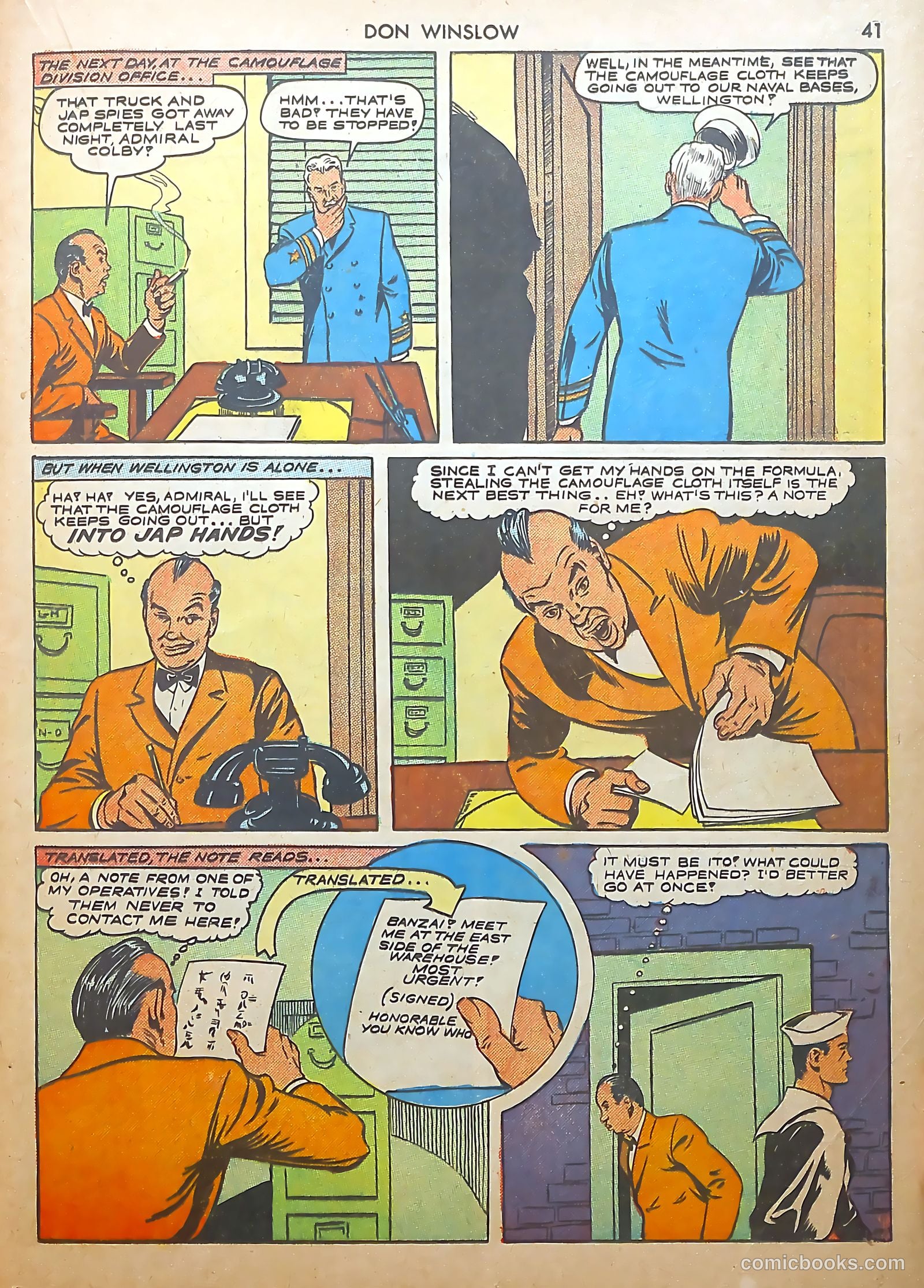 Don Winslow of the Navy #4 (1943) — page 41 of 68