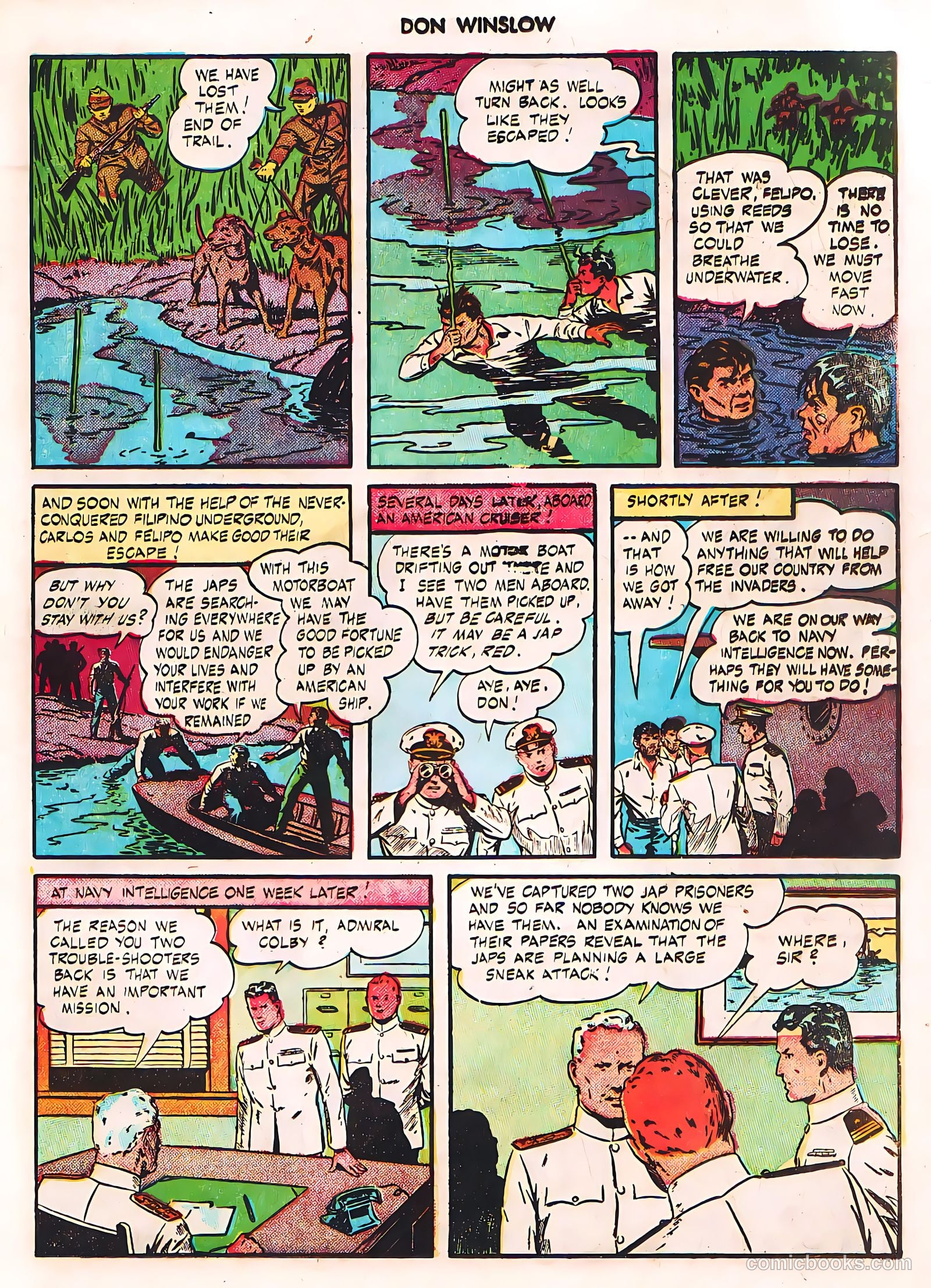Don Winslow of the Navy #42 (1947) — page 27 of 51