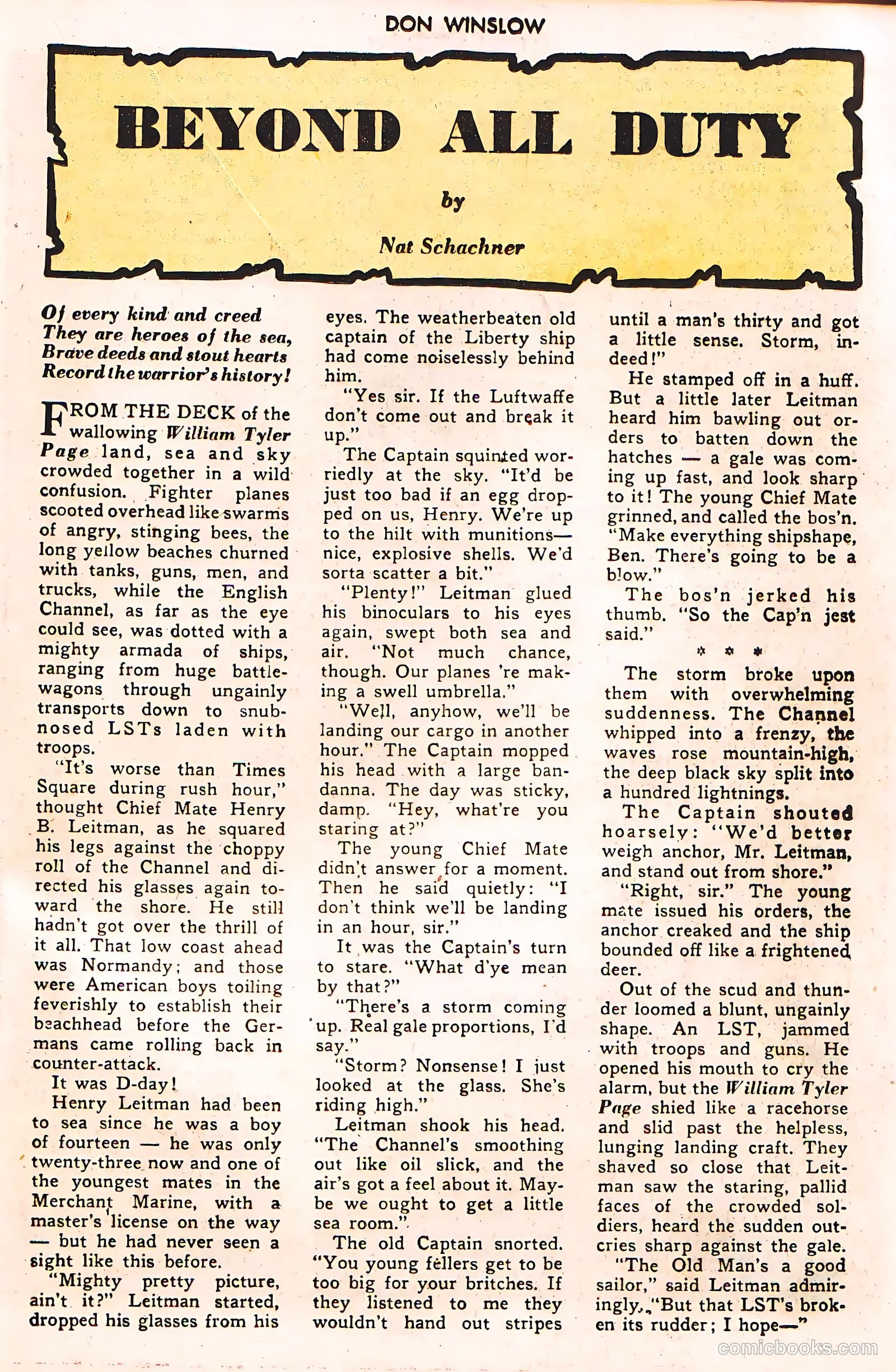 Don Winslow of the Navy #42 (1947) — page 35 of 51