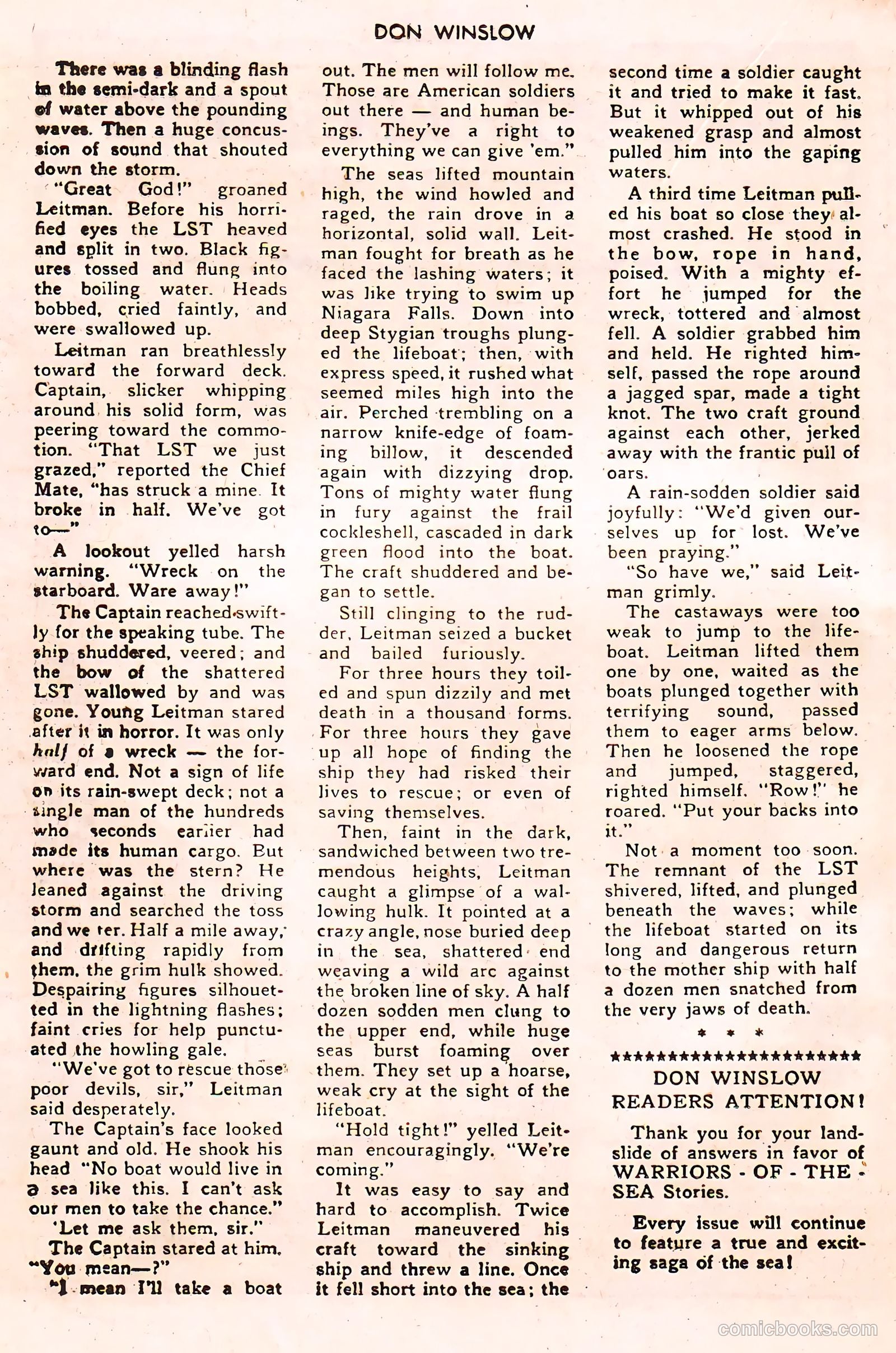 Don Winslow of the Navy #42 (1947) — page 36 of 51